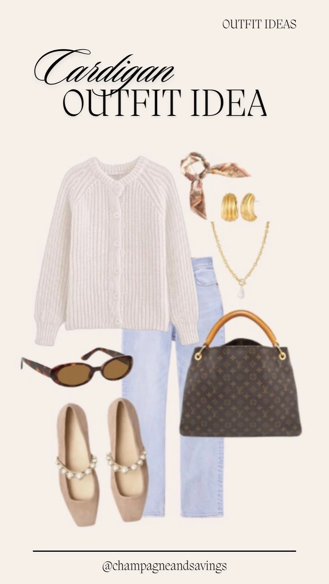 22 Trendy Cardigan Outfits That Are In Style For 2025 — Champagne & Savings
