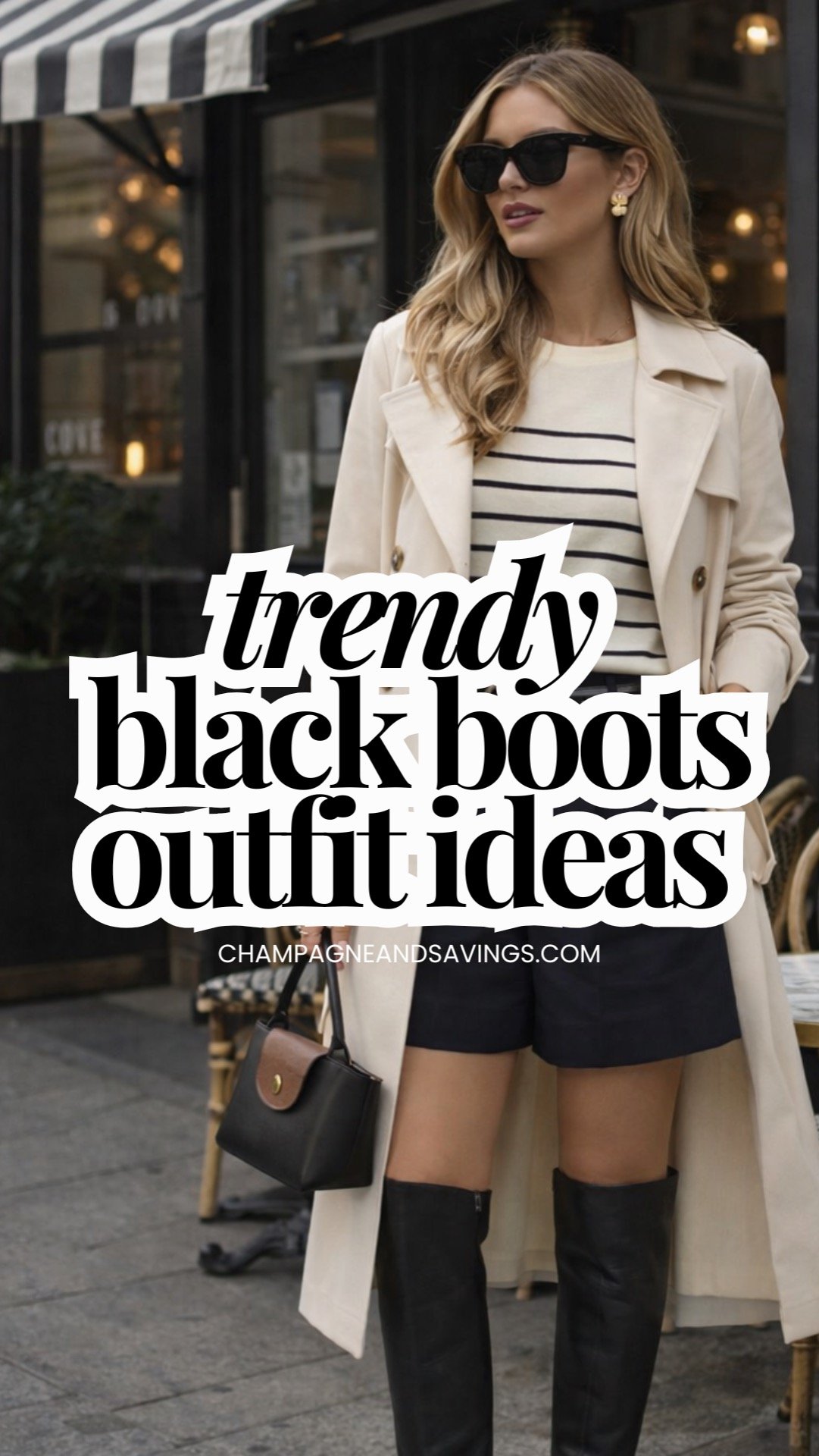 trendy outfits styled with black boots, including casual, chic, and edgy looks for all seasons.