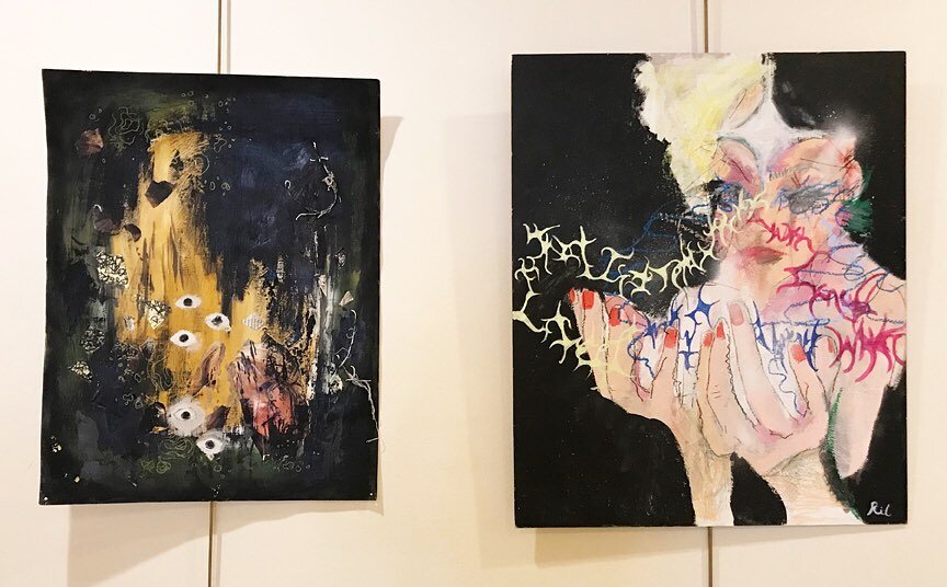 Oakley McCormack and Madelyn Roldan&rsquo;s exhibition at the Riverside Town Hall continues through September 29th. Located at 27 Riverside Road, Riverside, Illinois. Viewing hours Mondays - Thursdays 9am - 4 pm and Fridays 9 am - 3 pm. @felinepeachy