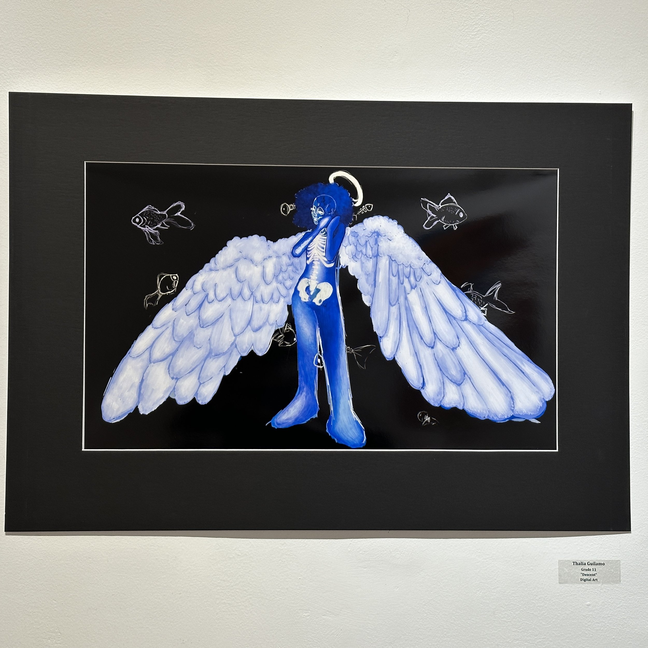 Thalia Guilamo, Grade 11, “Descent” Digital art