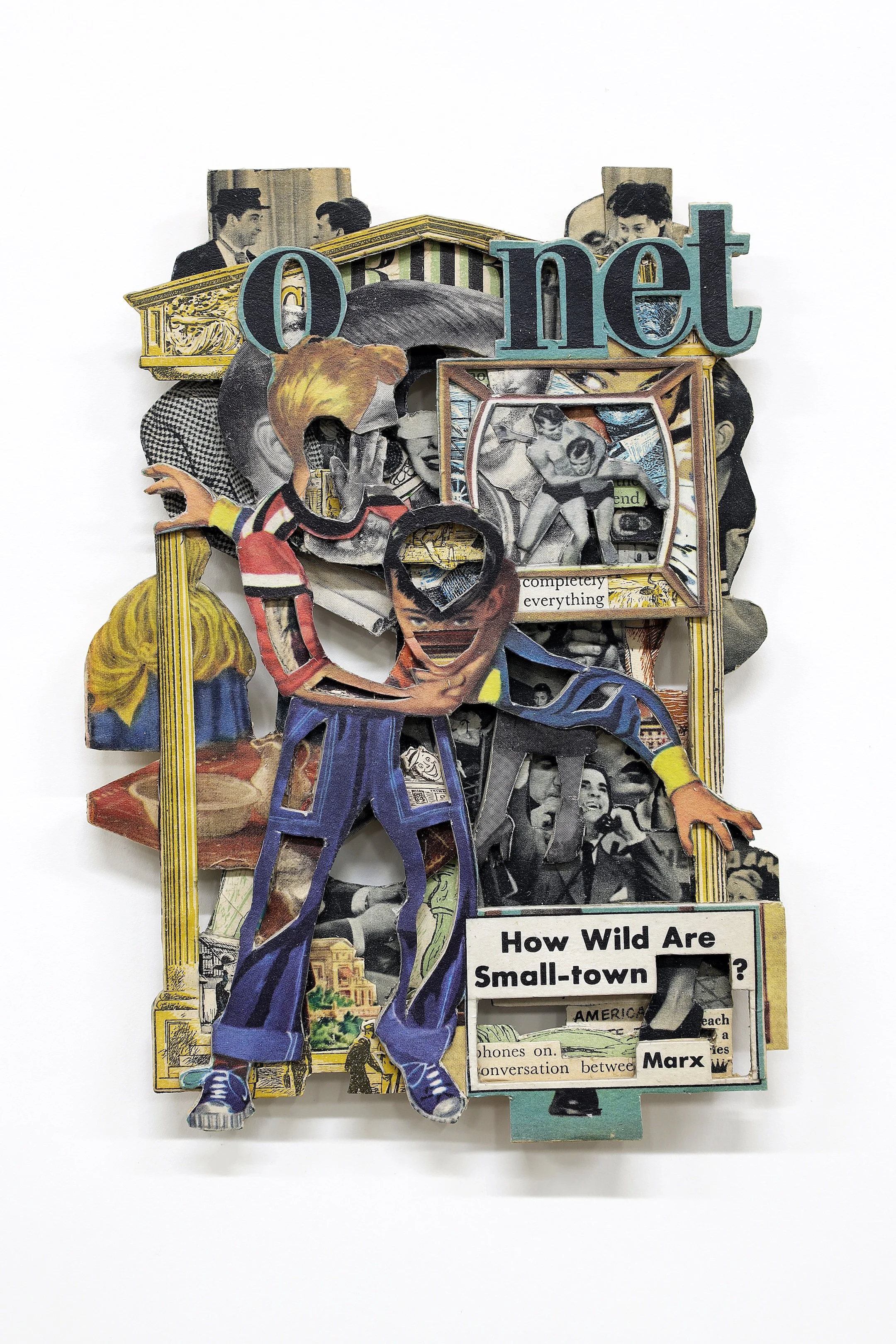 How Wild 2025, vintage magazine, acrylic varnish, 7.5 x 5.375 x .25 inches