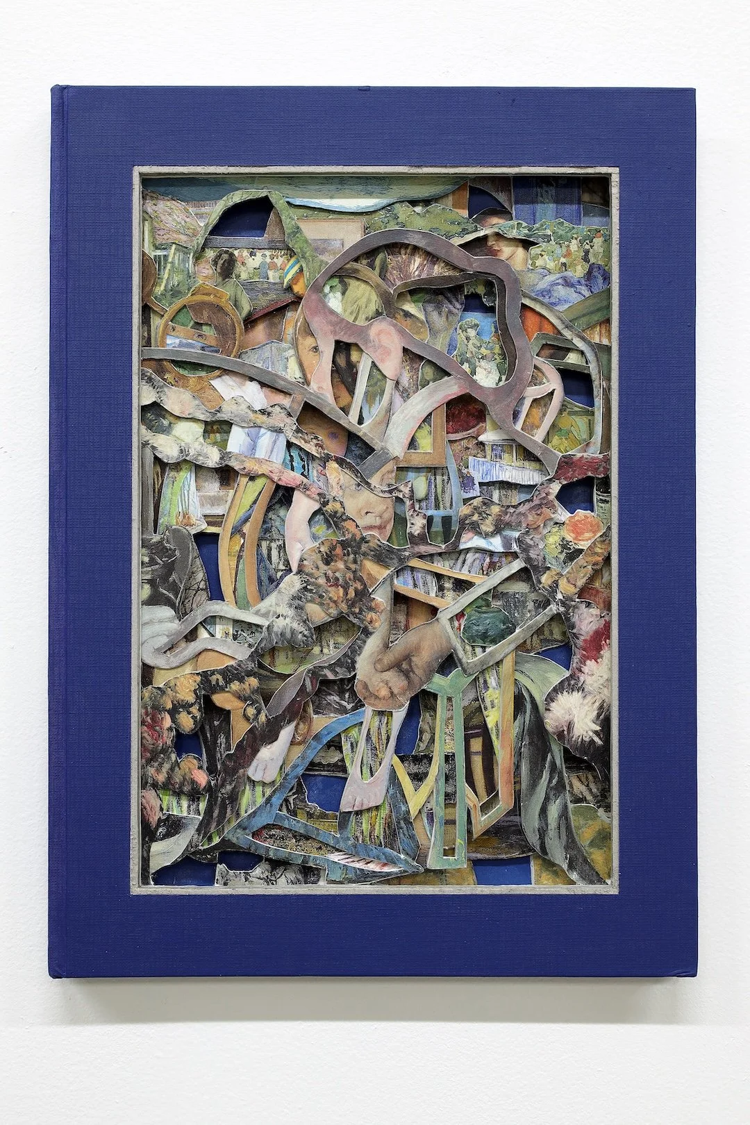 Me I Im I Is 2025, hardcover book, acrylic varnish, 14.5 x 10.5 x .75 inches