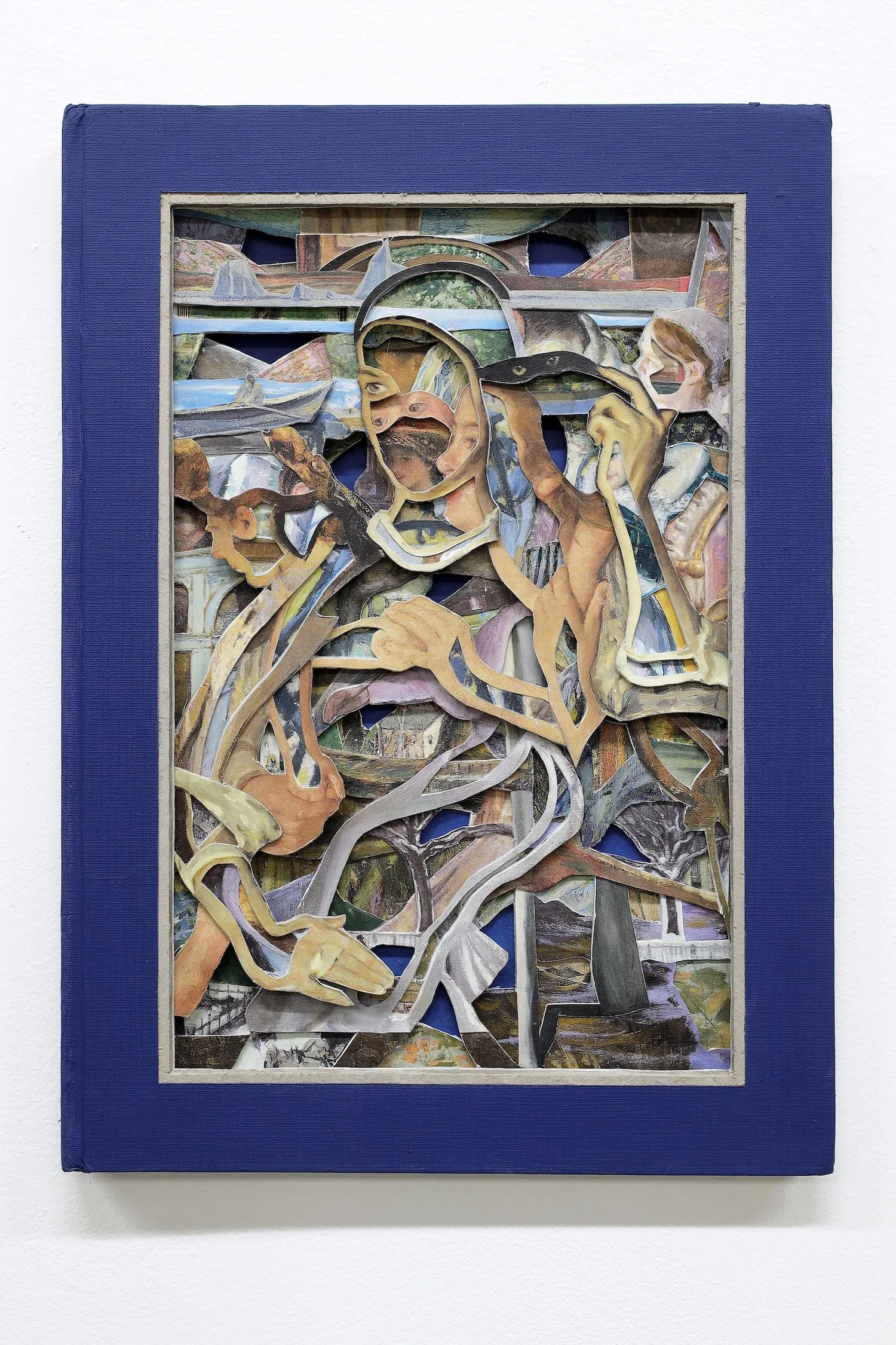 Rica Impressio 2025, hardcover book, acrylic varnish, 14.5 x 10.5 x .75 inches