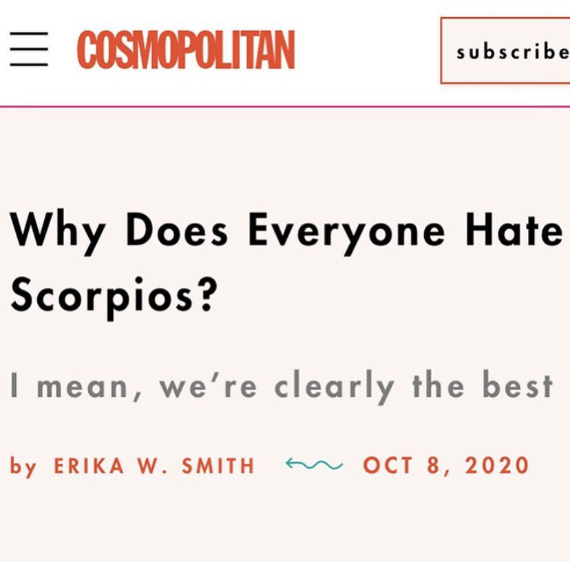 Hate people why scorpios do 7 Things