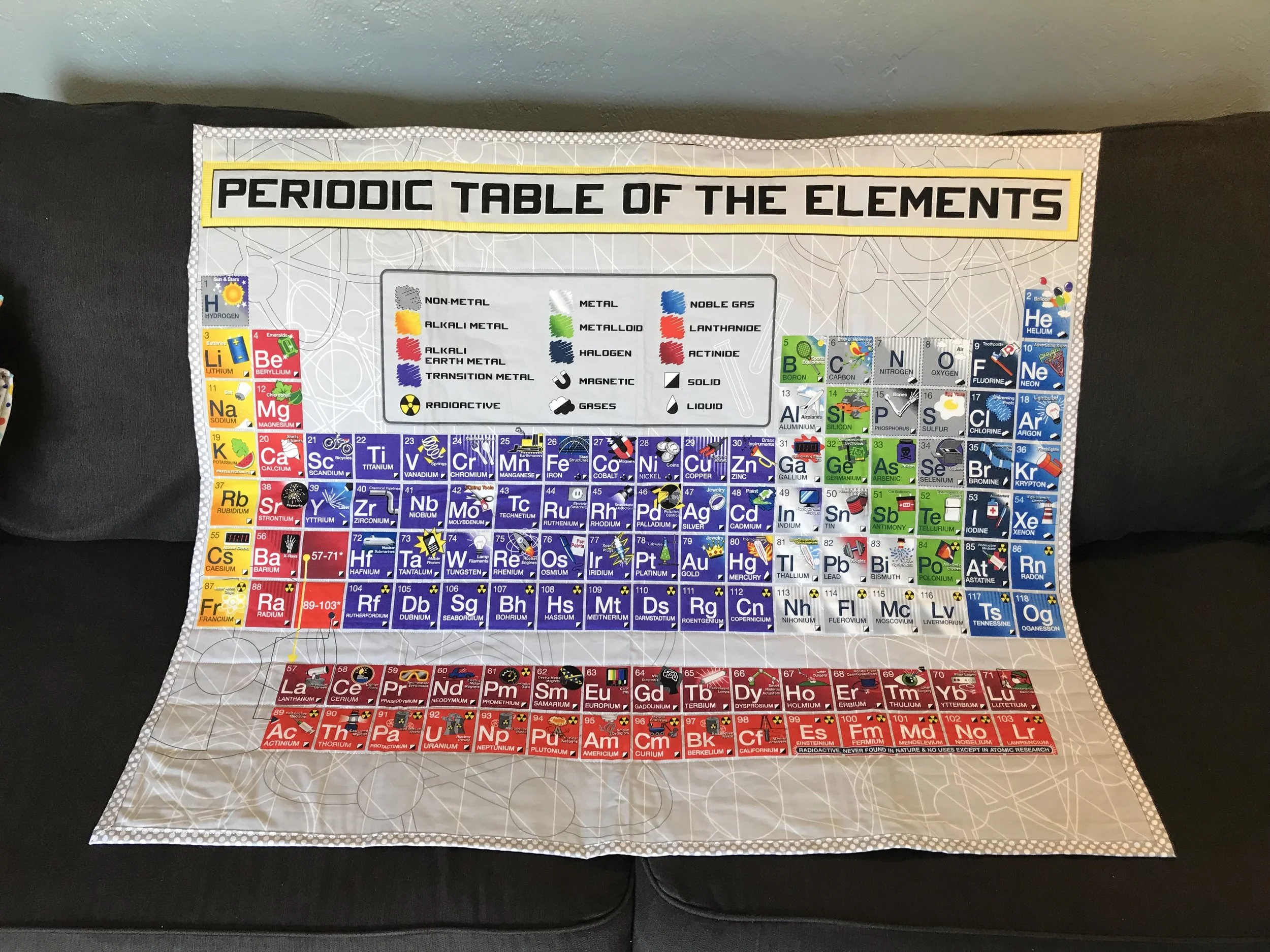 Periodic Table Quilt 