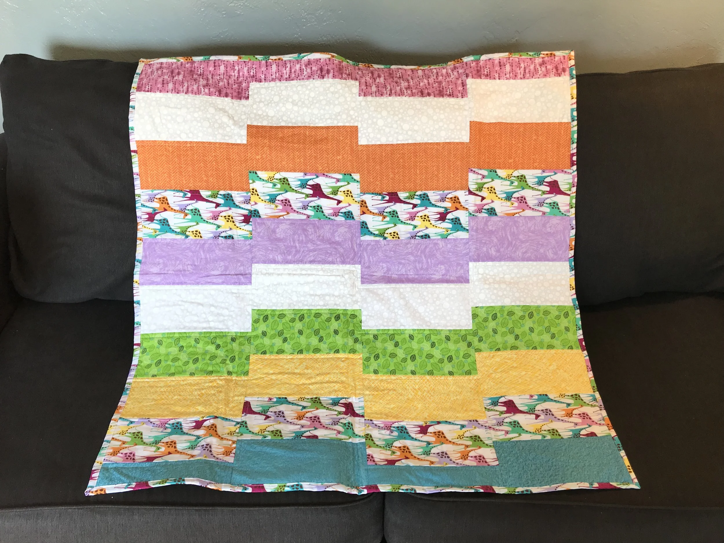 Giraffe Baby Quilt