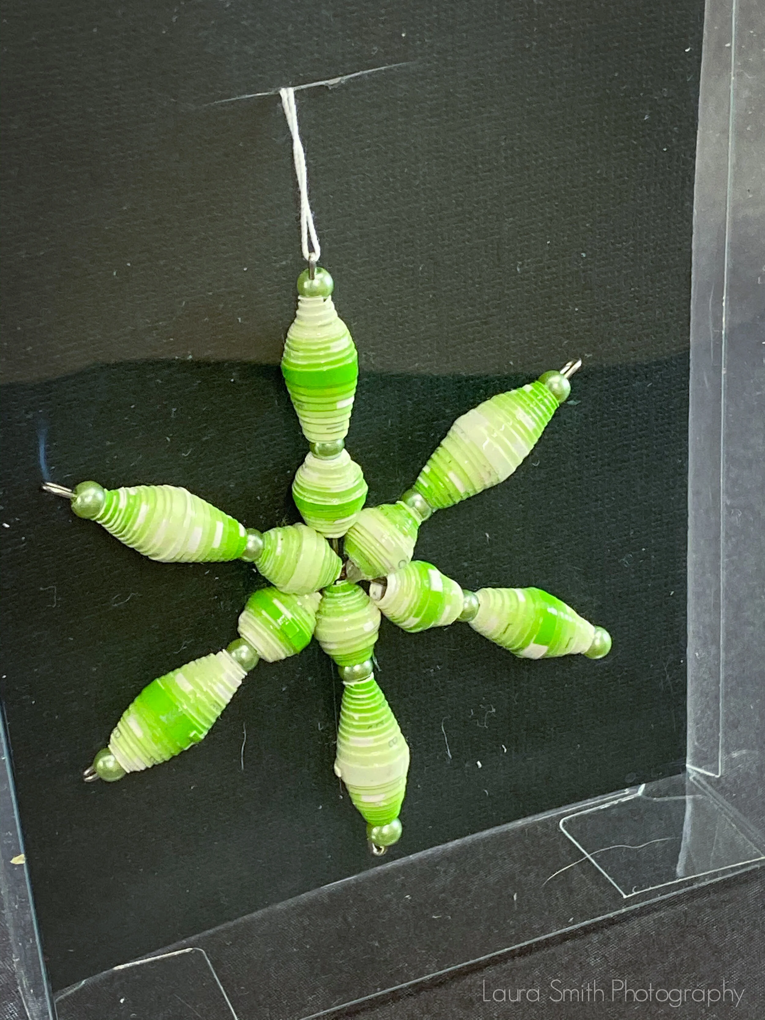Paper Bead Ornament- Green