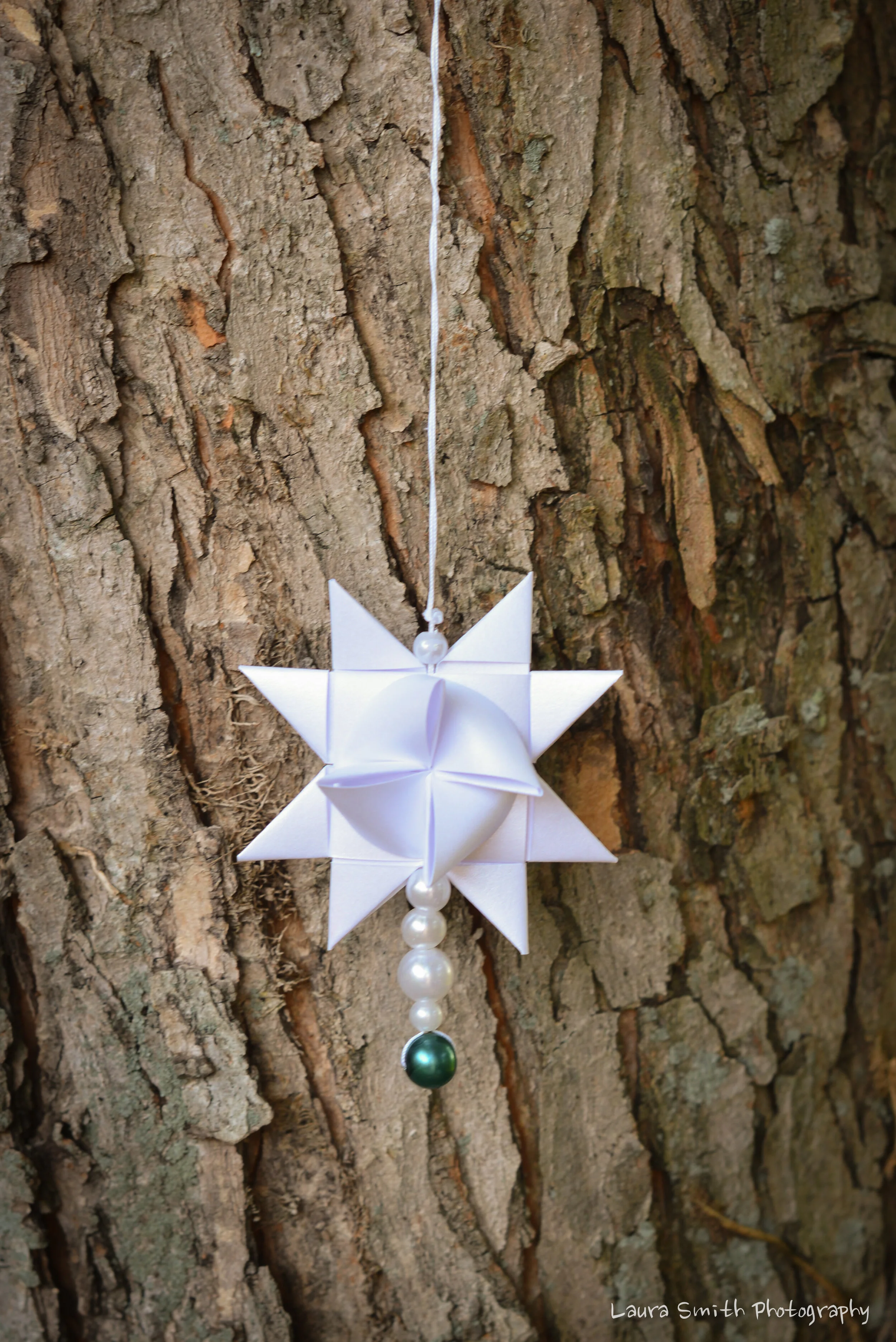 Paper German Ornament-White