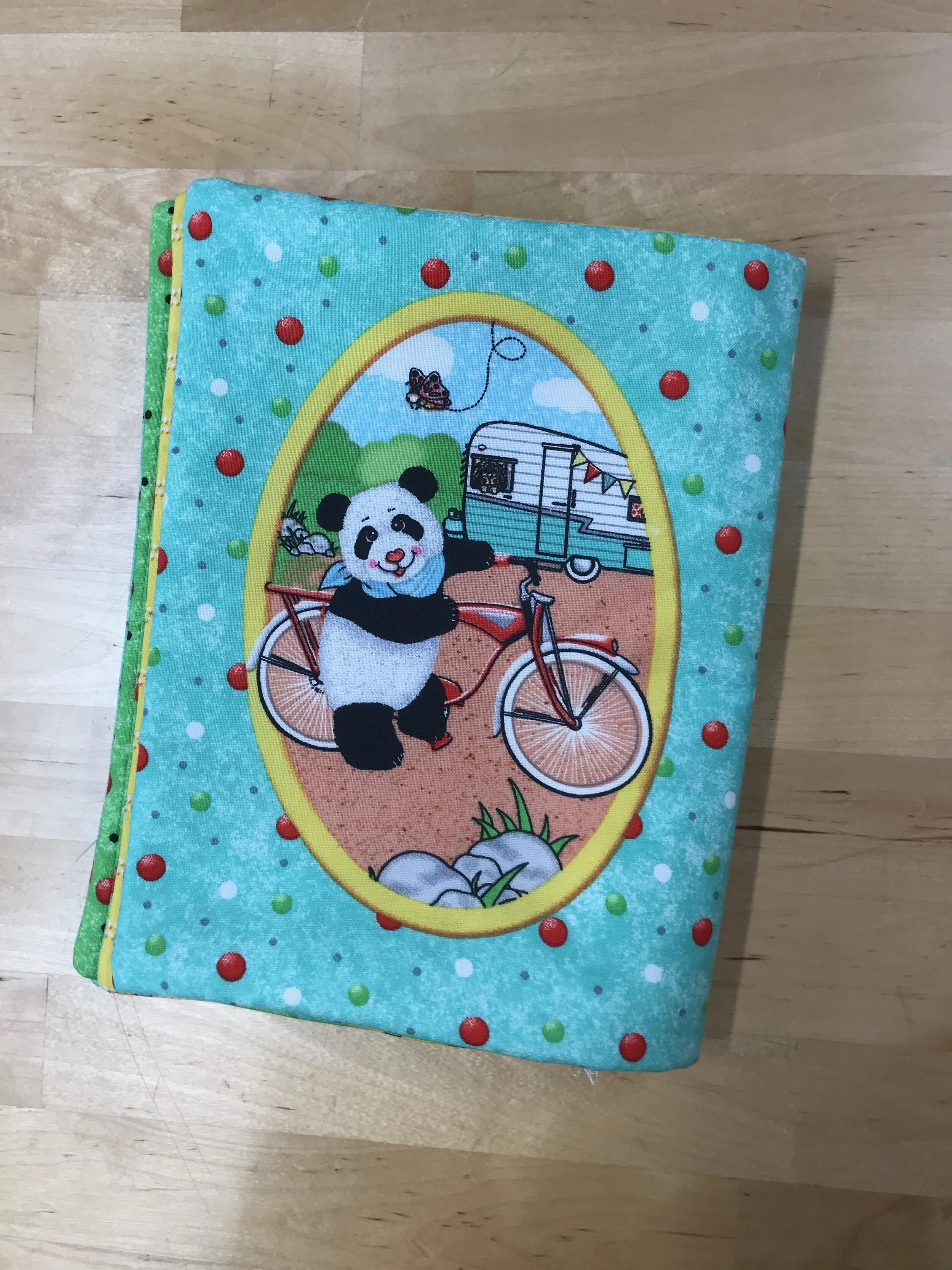 Lets Go Camping Fabric Book