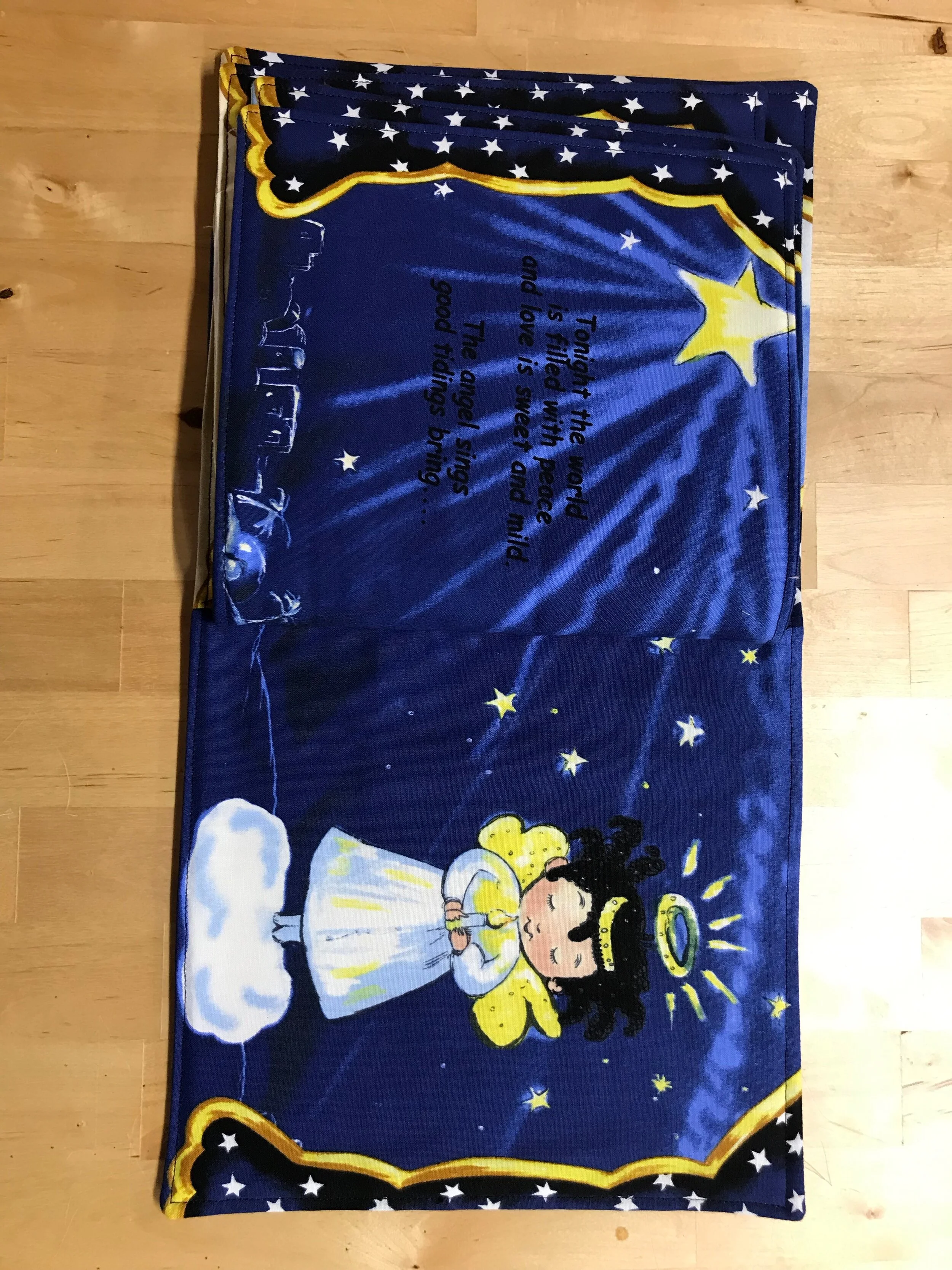 Christmas Story Fabric Book