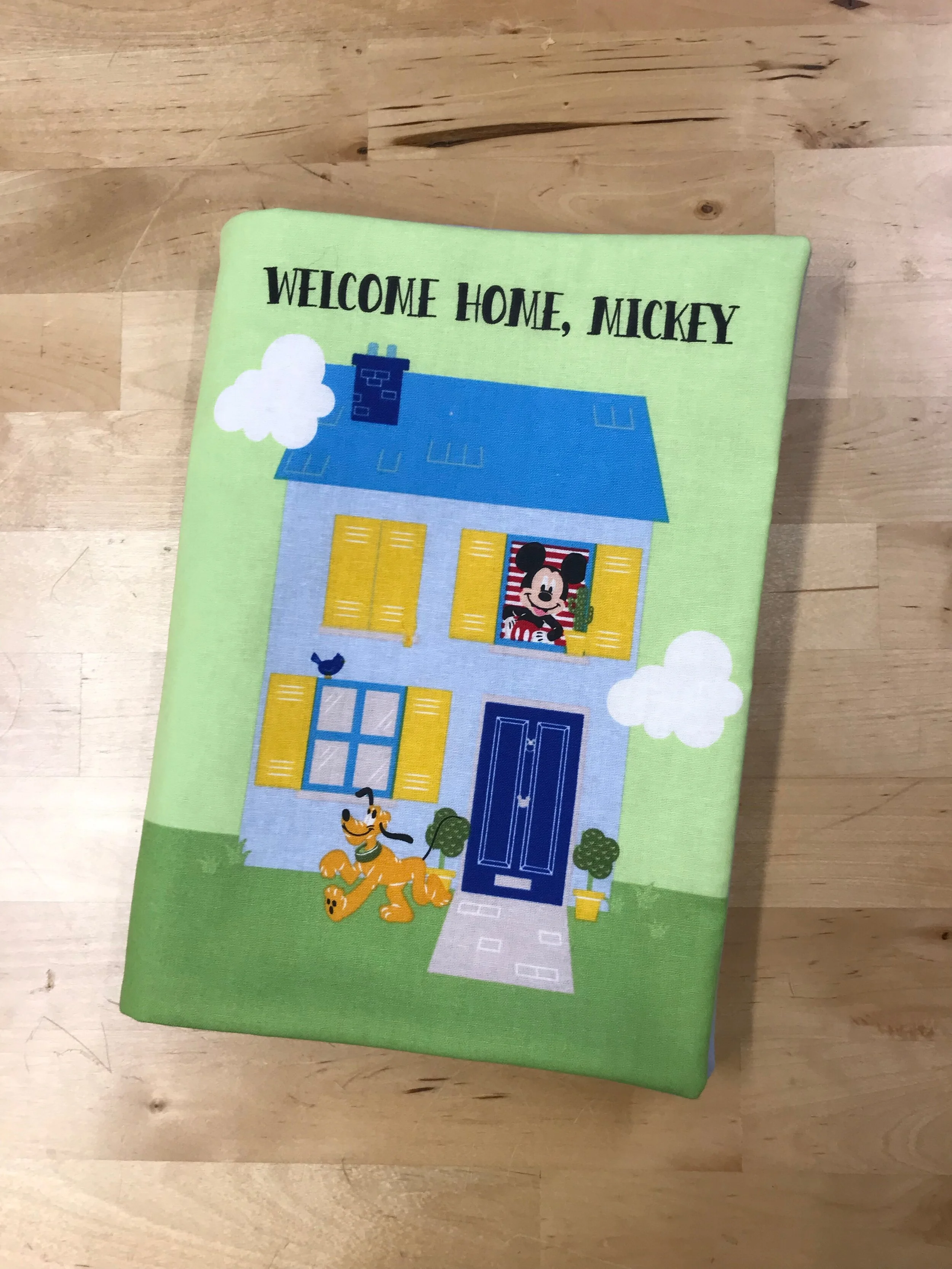Welcome Home Mickey Fabric Book