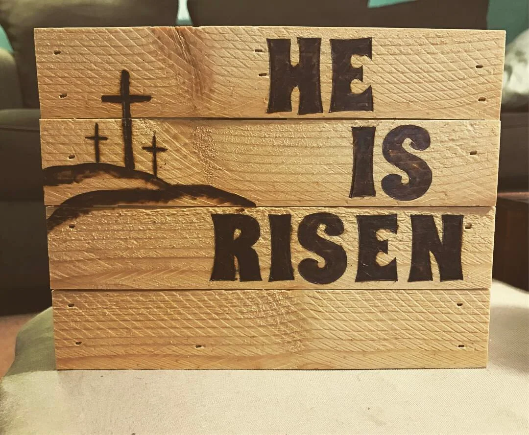 He is Risen Sign
