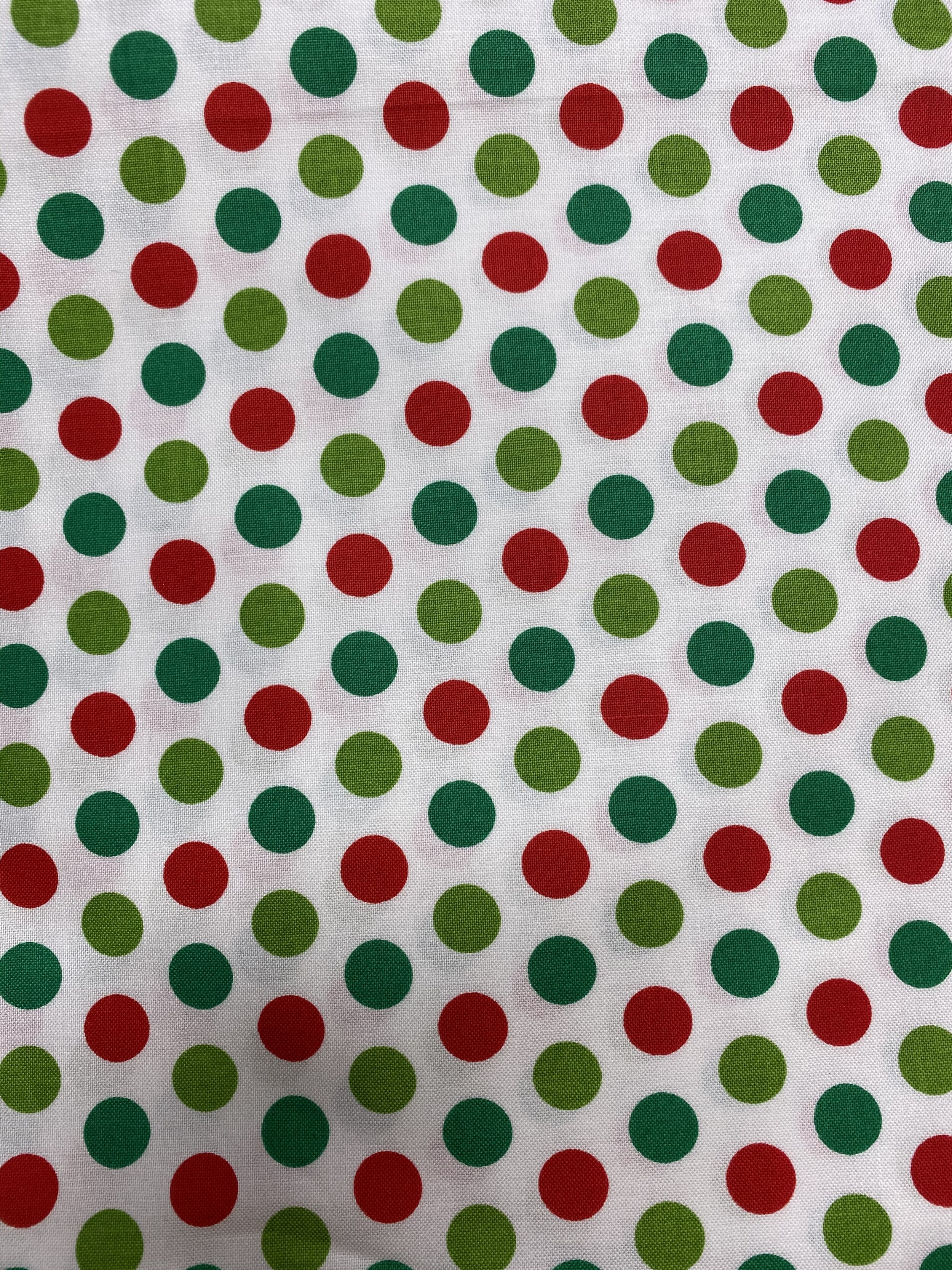 Large Christmas Polka Dots