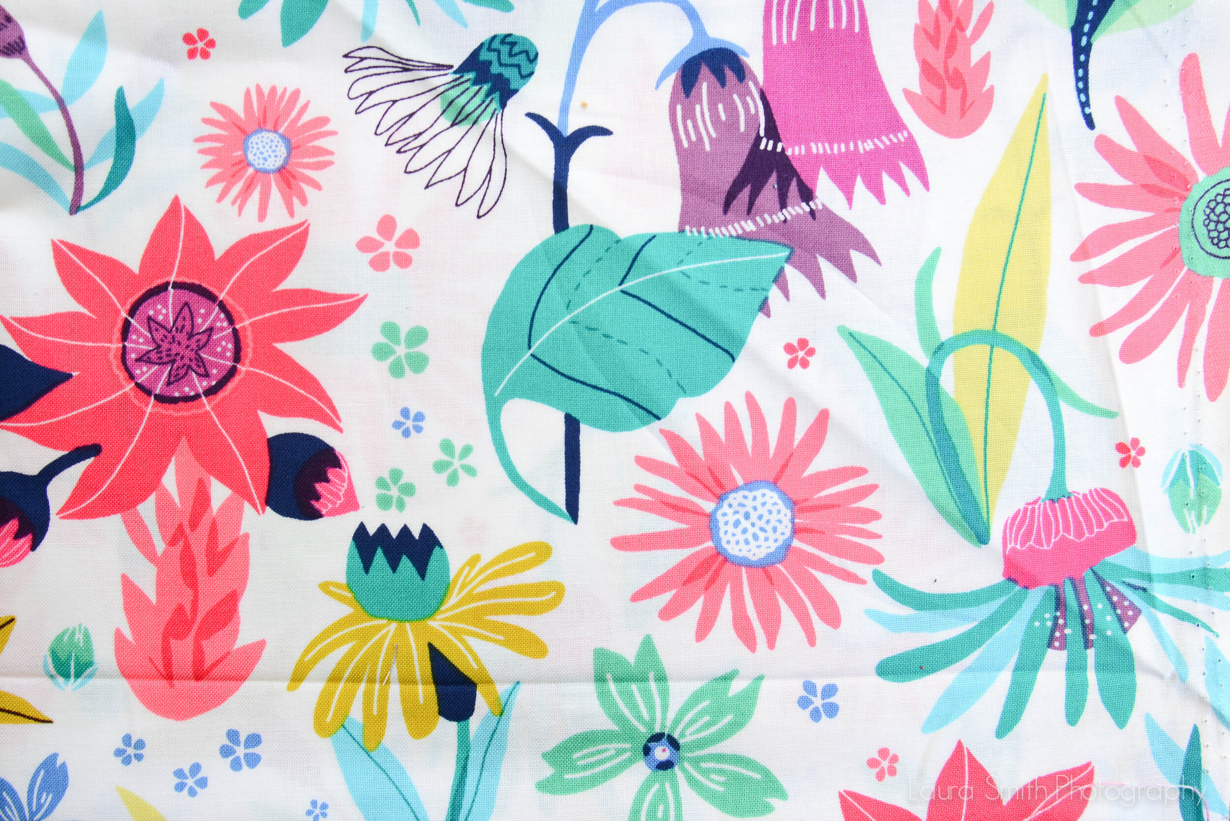 MultiColored Vintage Flowers