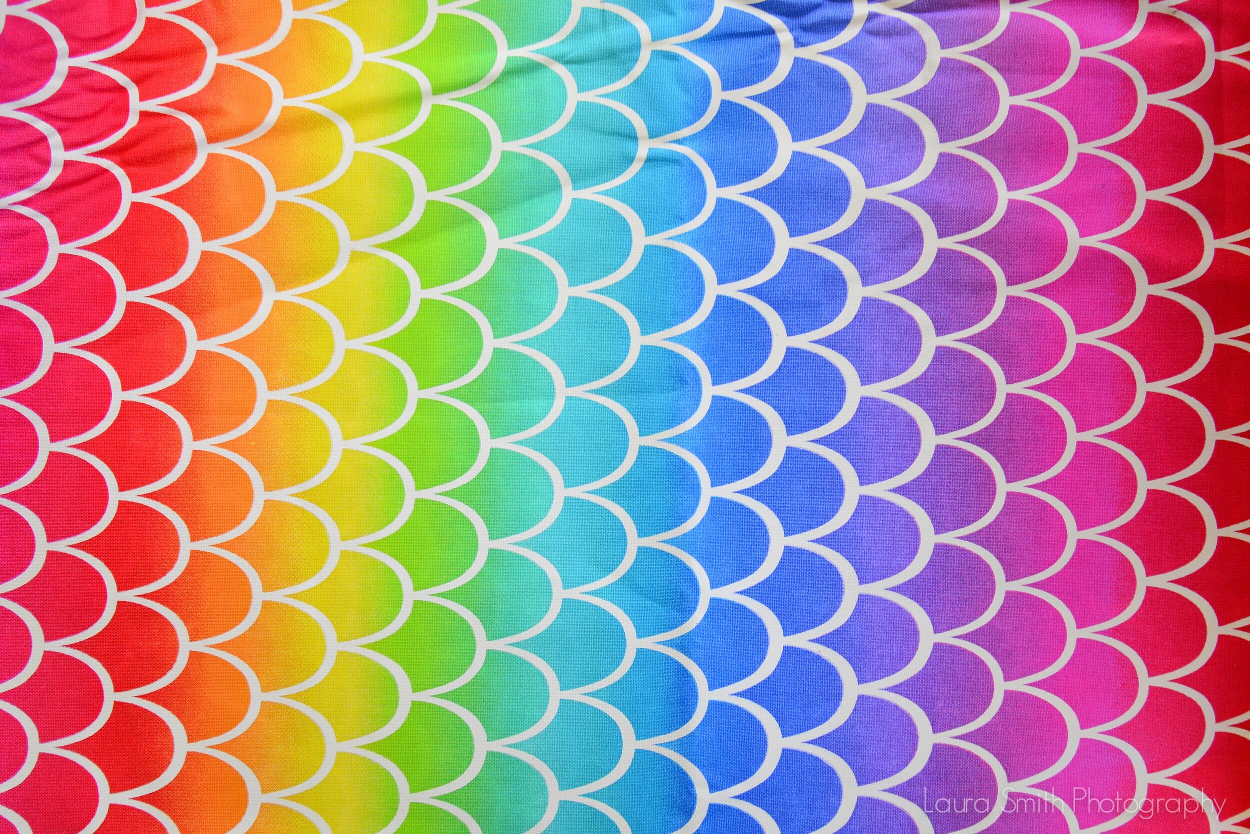 Rainbow Mermail Tail