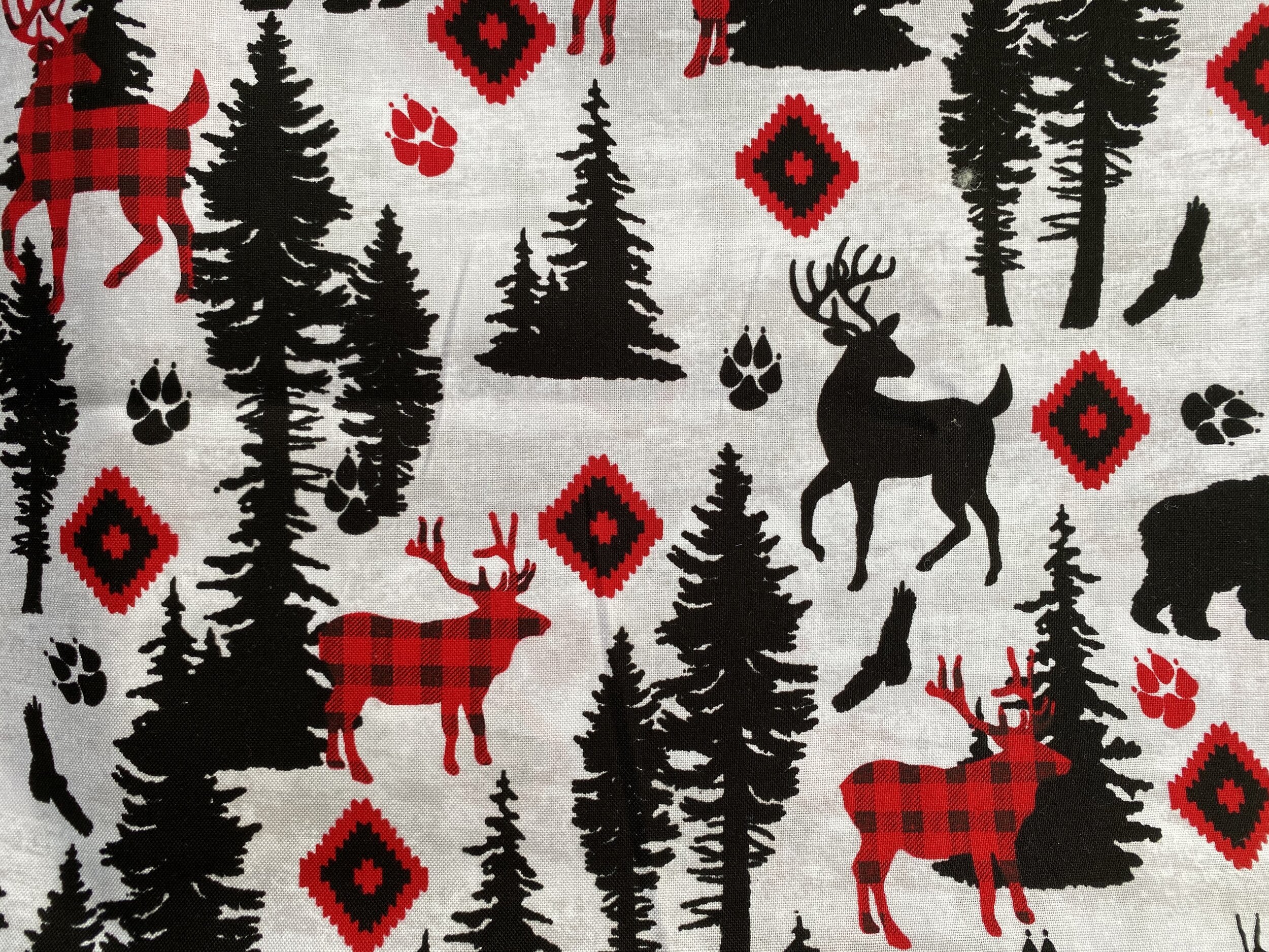 Buffalo Plaid Deer