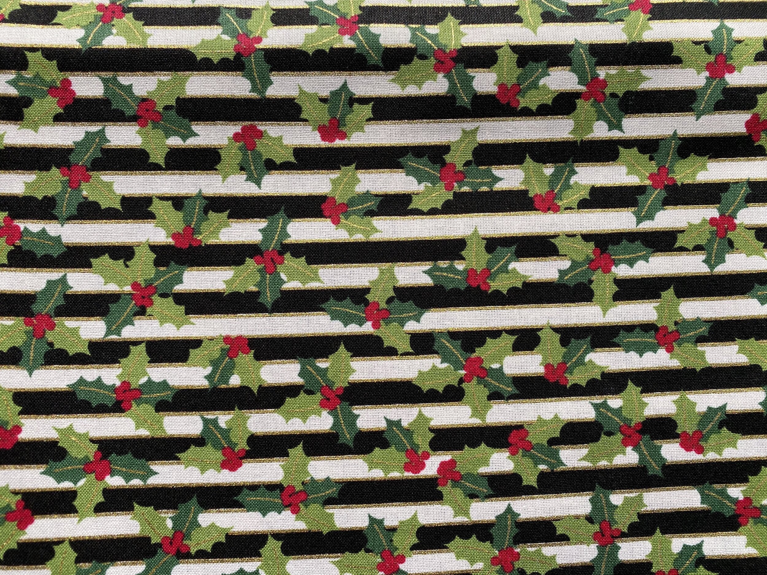 Holly and B/W Stripes