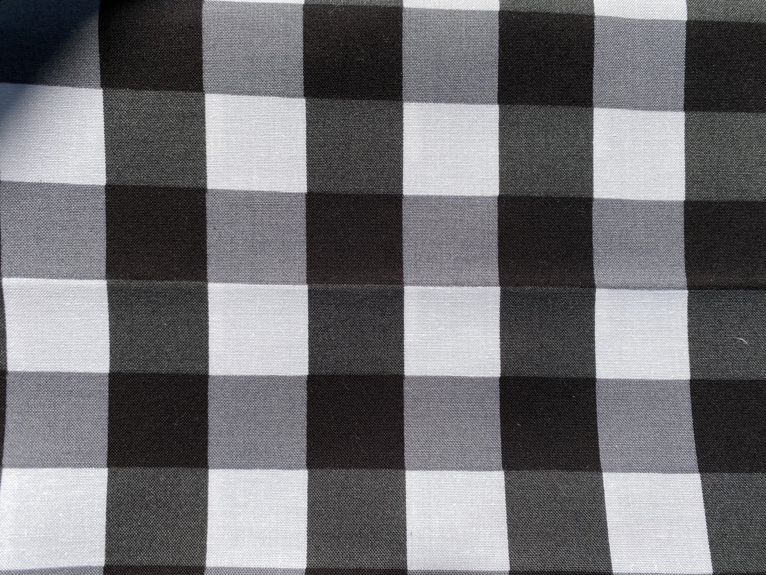 Black and White Plaid (Large)