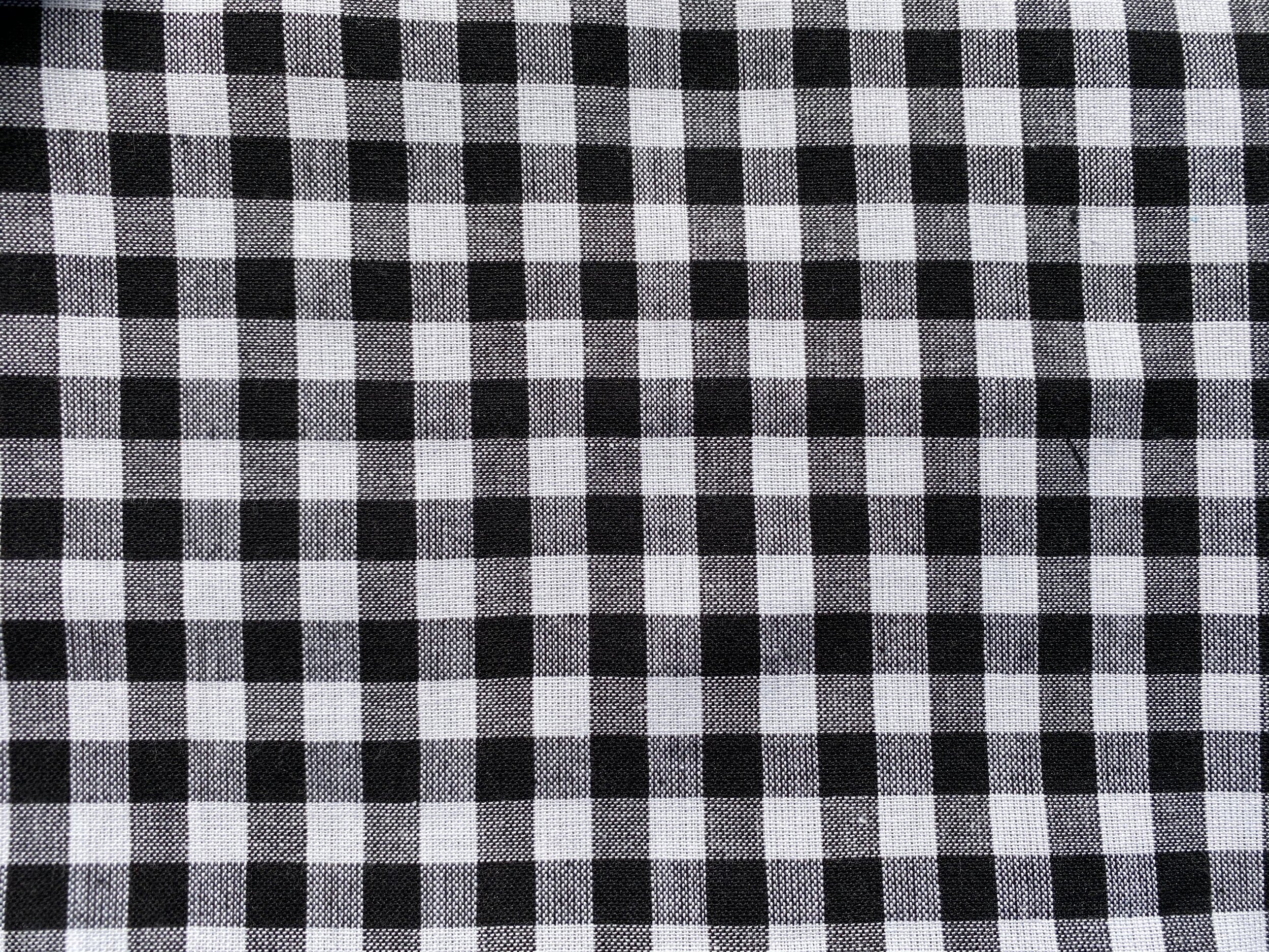 Black and White Plaid (Small)
