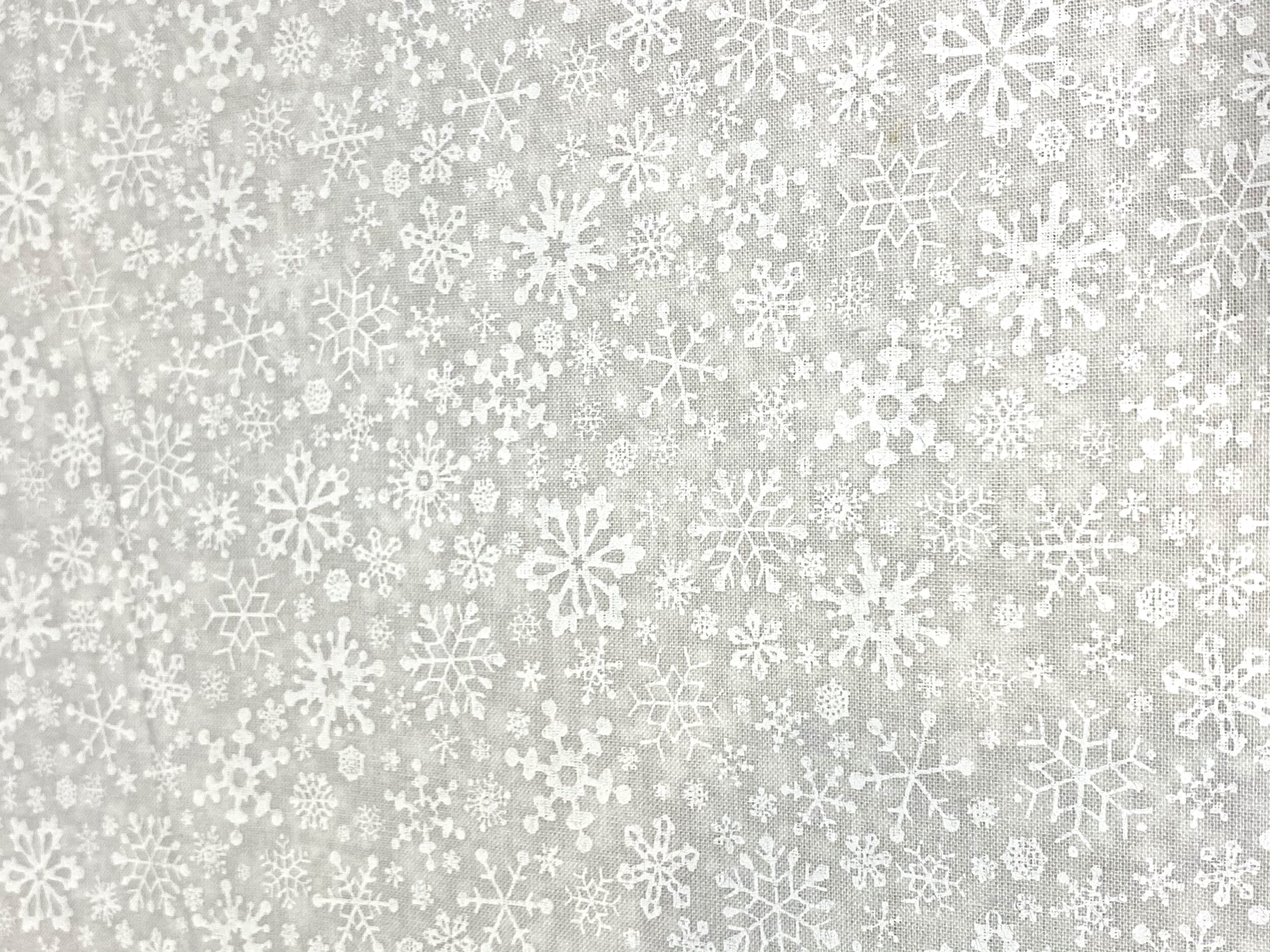 White on White Snowflakes