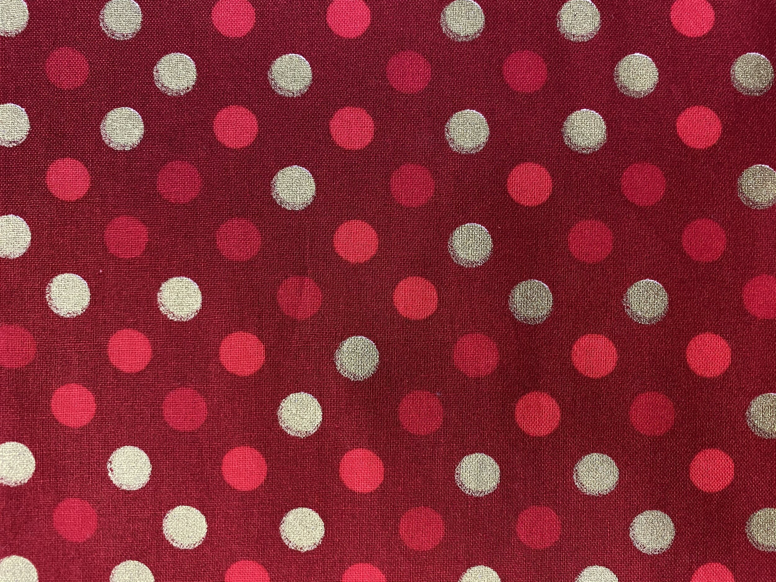Red and Gold Polka Dots