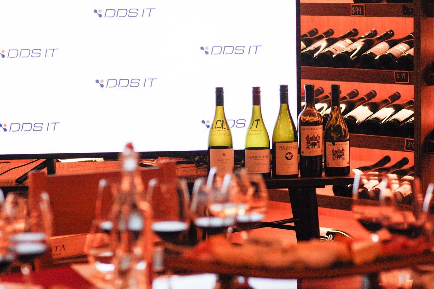 So glad to facilitate the VIP Wine Tasting for Digital Data Systems&rsquo;s Clients and friends! 
Look at those beautiful wines: #radburndcellars Chardonnay, #quartzreef Pinot noir, #pegasusbay aged release Pinot noir #williammurdochwines Coldstream 