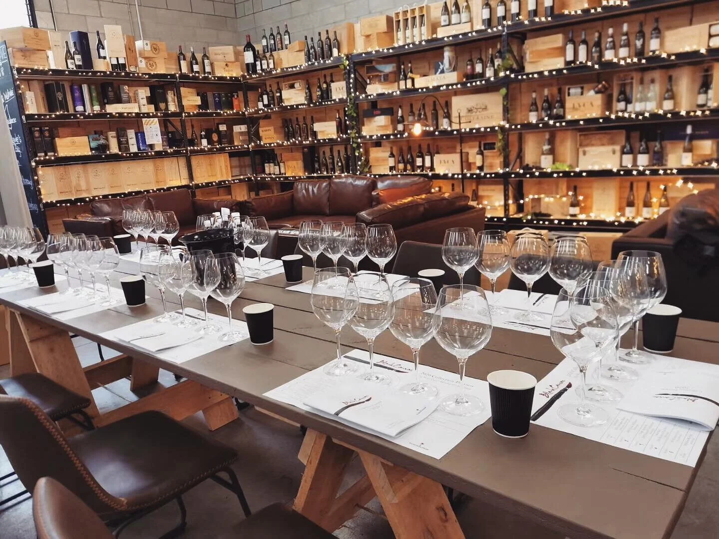 Set up ready for the Customized private tasting this afternoon!
Looking for how to entertain your clients or teams? Our private wine tasting program can be completely tailored to your requirements! Just let us know the budgets and preference,easy! #
