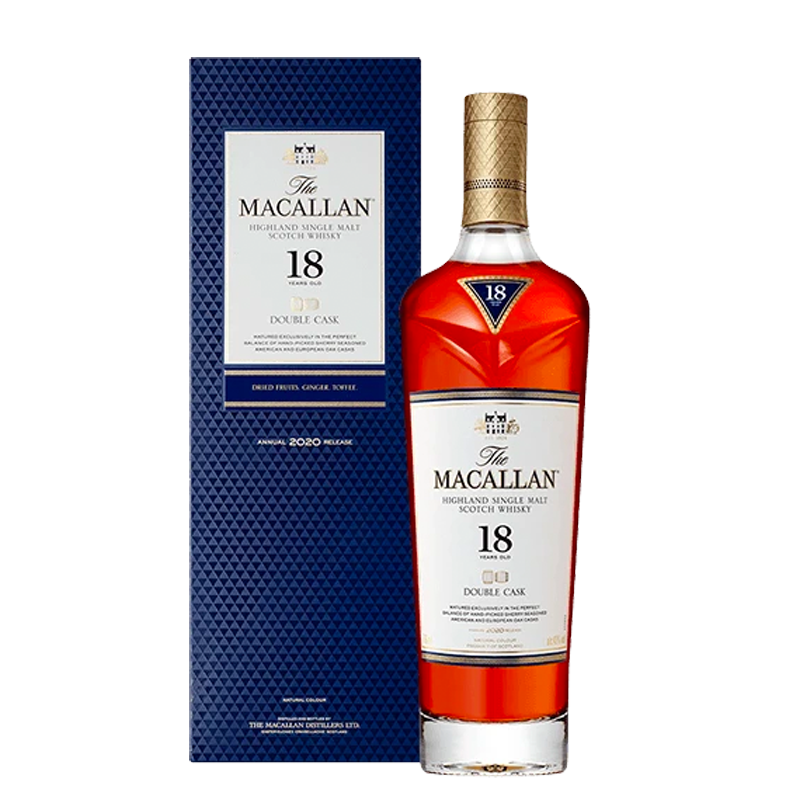 The Macallan Double Cask 18 Year Old Single Malt Scotch Whisky 700ml