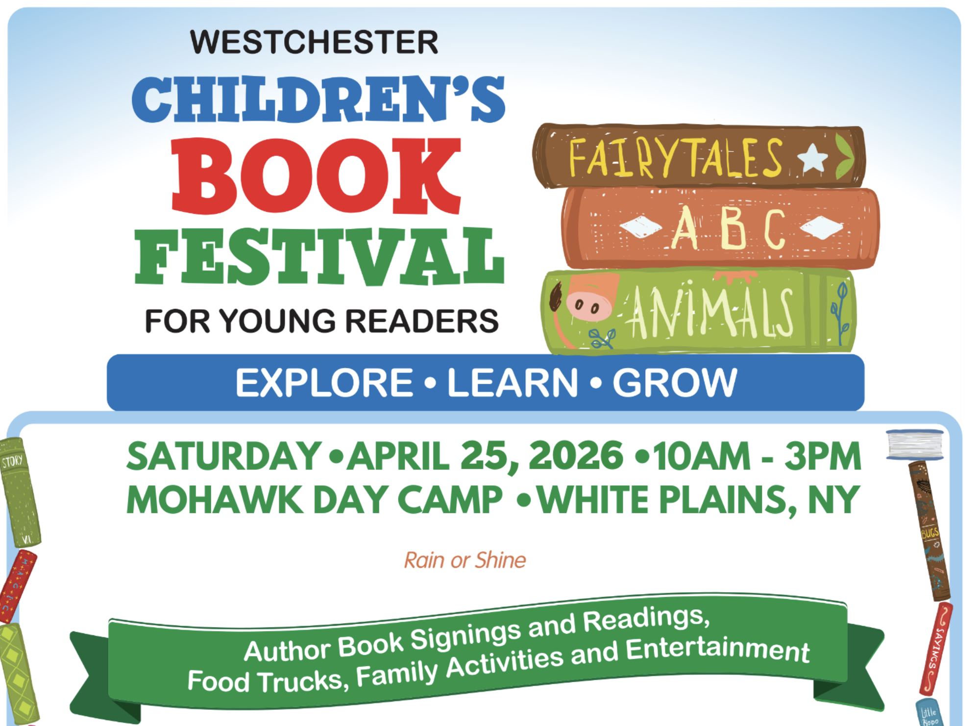 2026 Westchester Children's Book Festival for Young Readers 