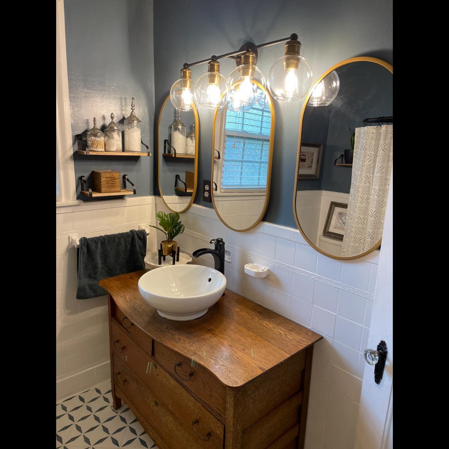 Bathroom before and after pics! #historichomes #renovation #design #1933