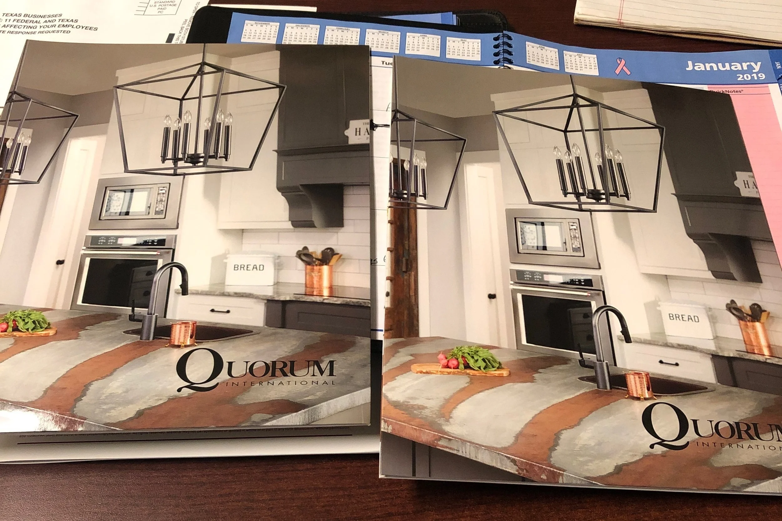 This top was built to fit a kitchen island with a cutout for a sink.