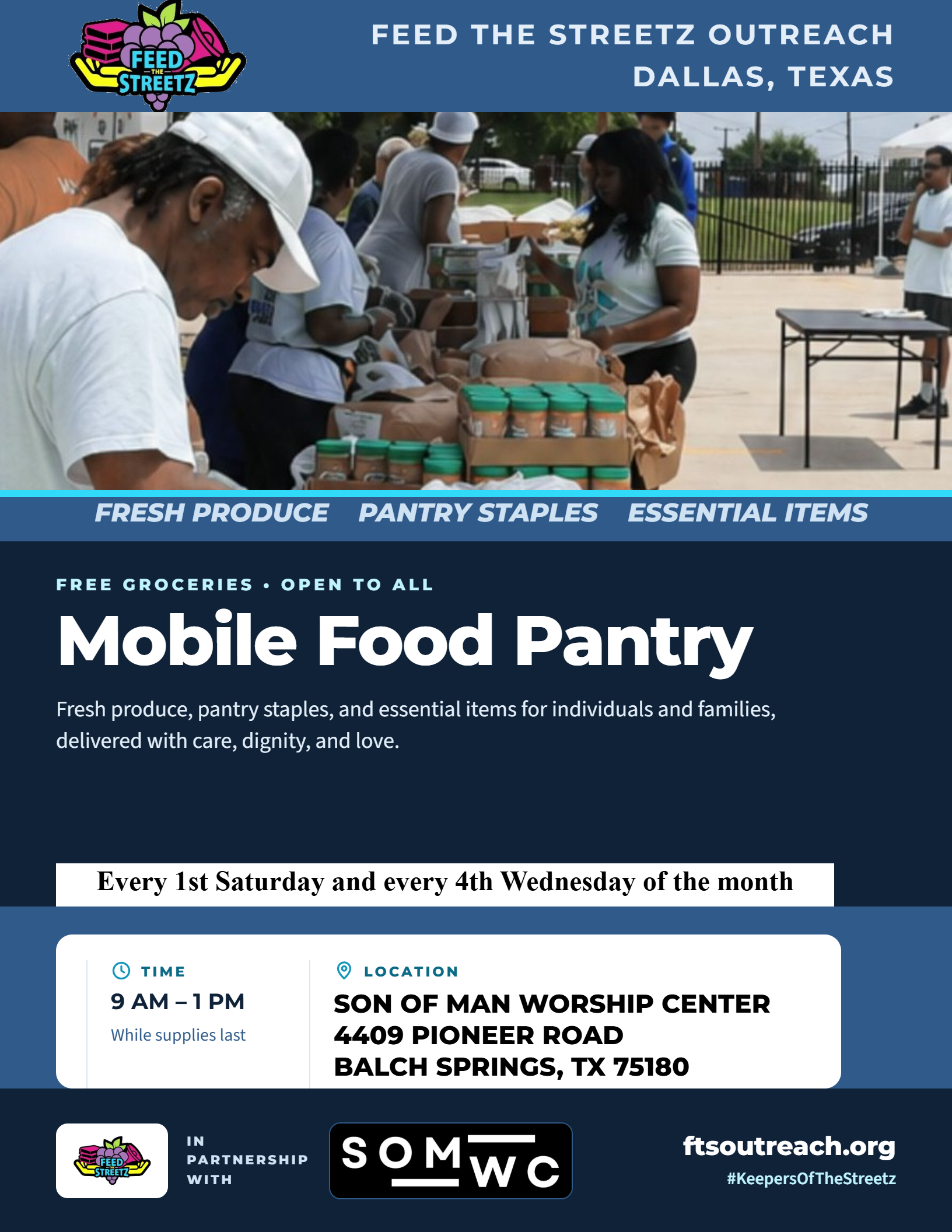 FEED THE STREETZ AND SON OF MAN MOBILE PANTRY