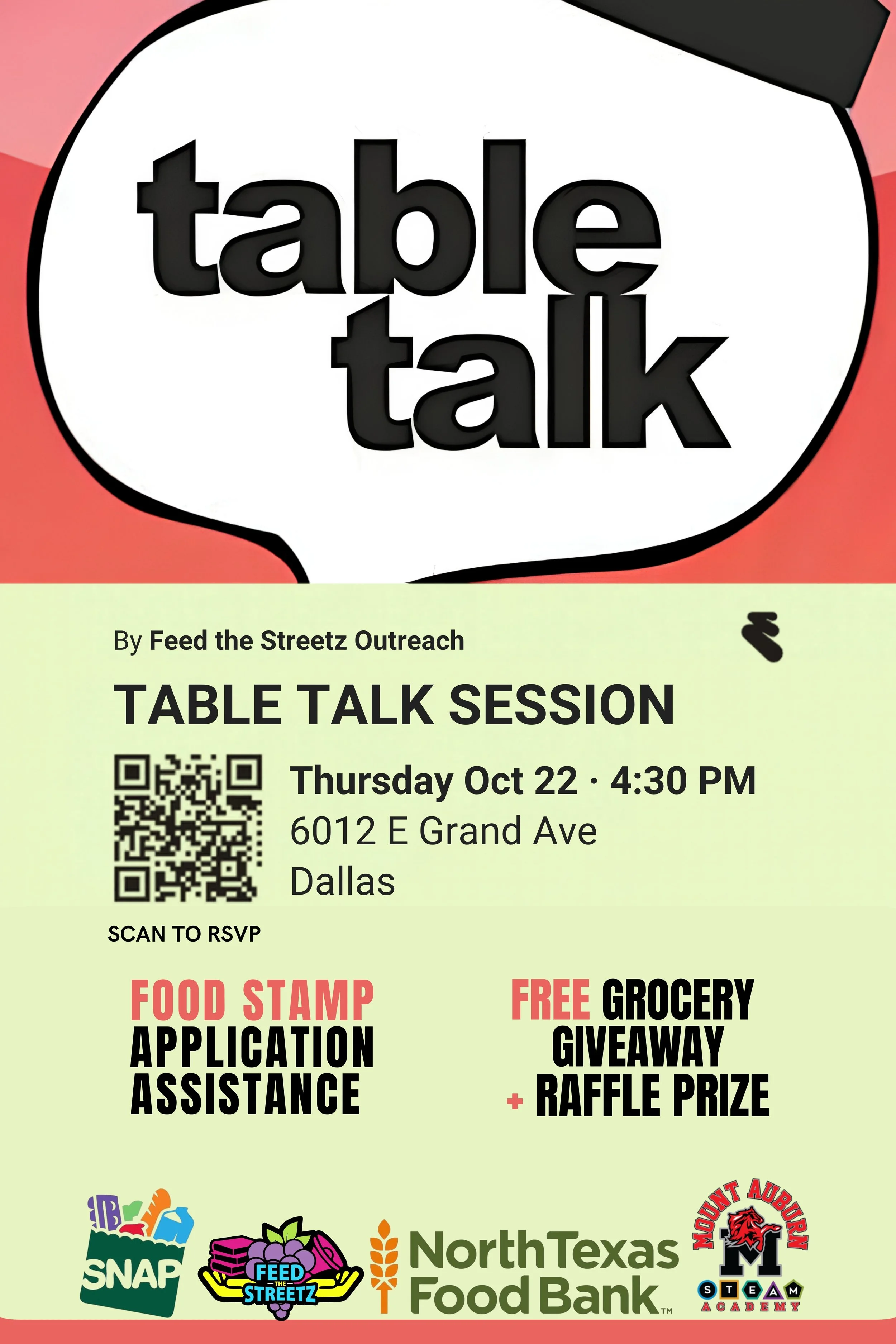Table Talk Session: Mount Auburn STEAM Academy &amp; Feed The Streetz