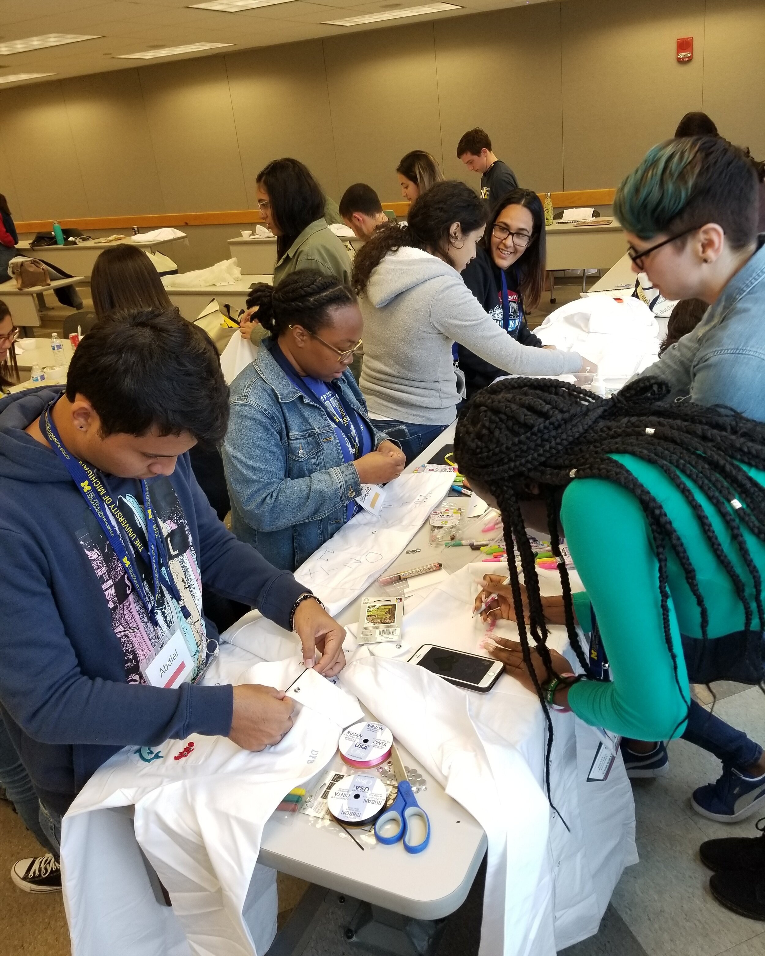  Students customized their lab coats to be worn throughout the Course and after 