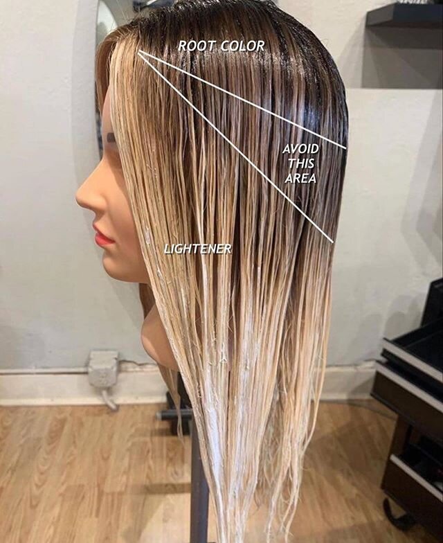 One of my favorite techniques I have been using post quarantine on my current clients! Wet Balayage mixed with babylights, money piece, and a root melt/smudge give current blondes the perfect &ldquo;Lived-In&rdquo; refresh ✌🏼(repost by @samanthasbea