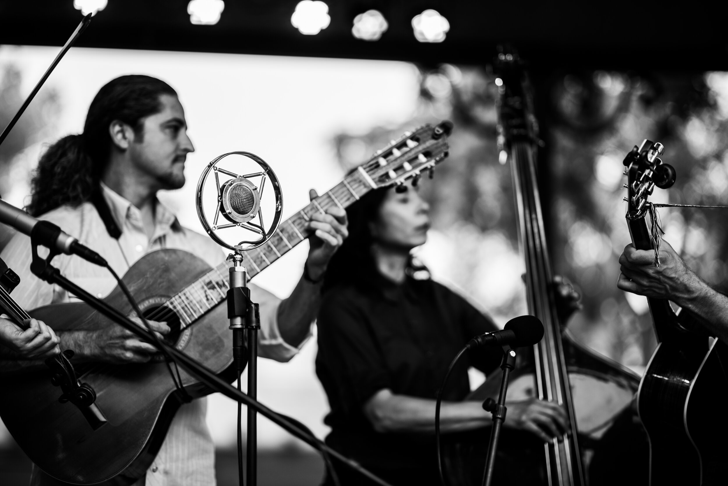 Santiago Romero, guitar; Tanya Nuñez, bass