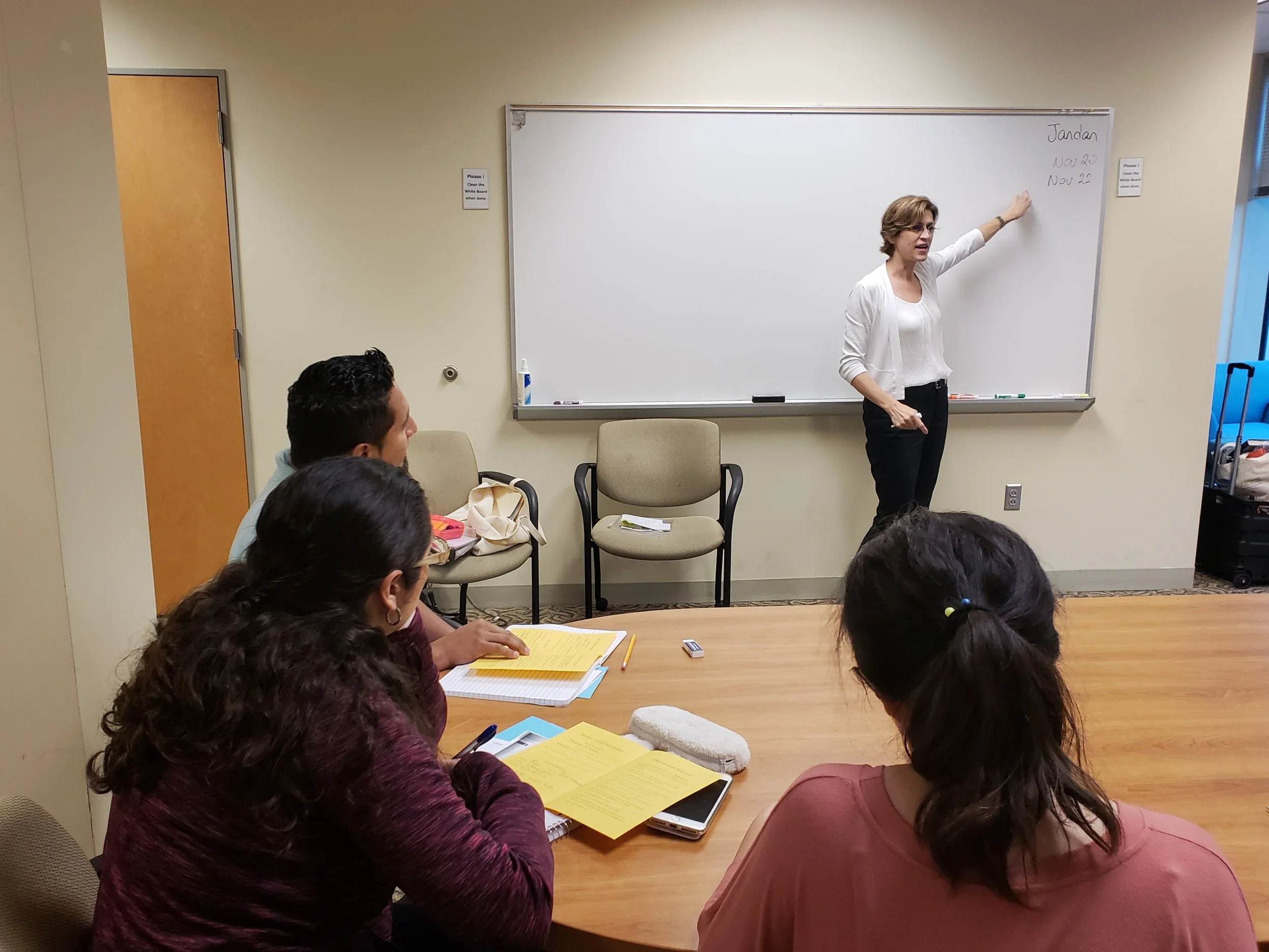 One of LCMC’s free ESL classes, Fall 2018
