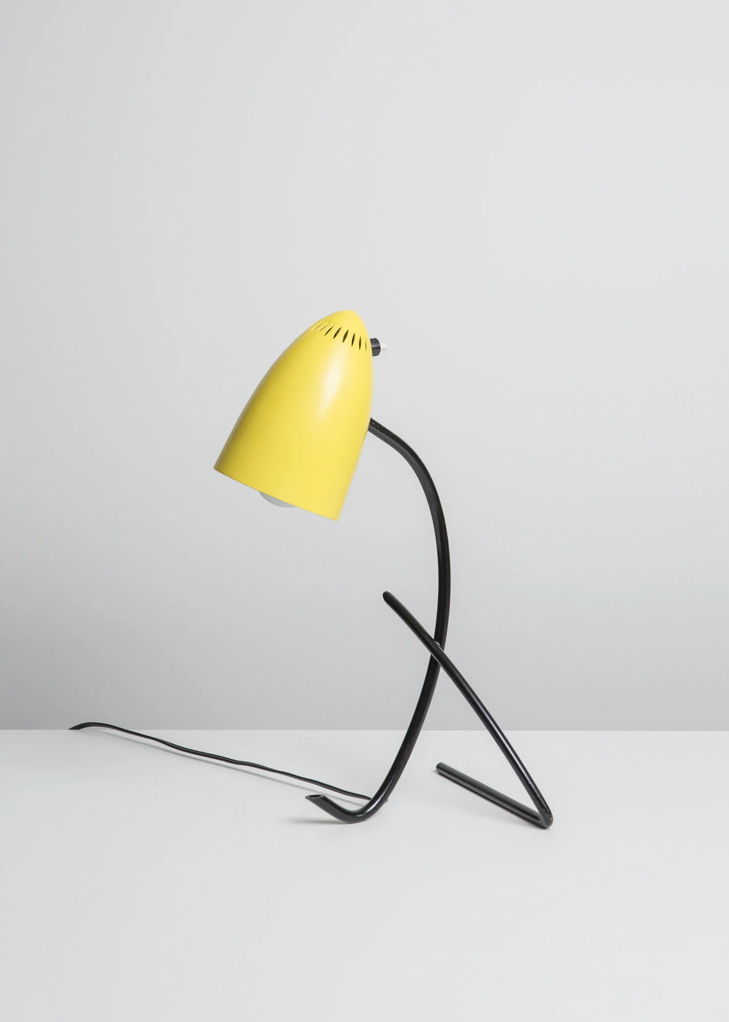 Jacques Biny Yellow Table Lamp for Luminalite