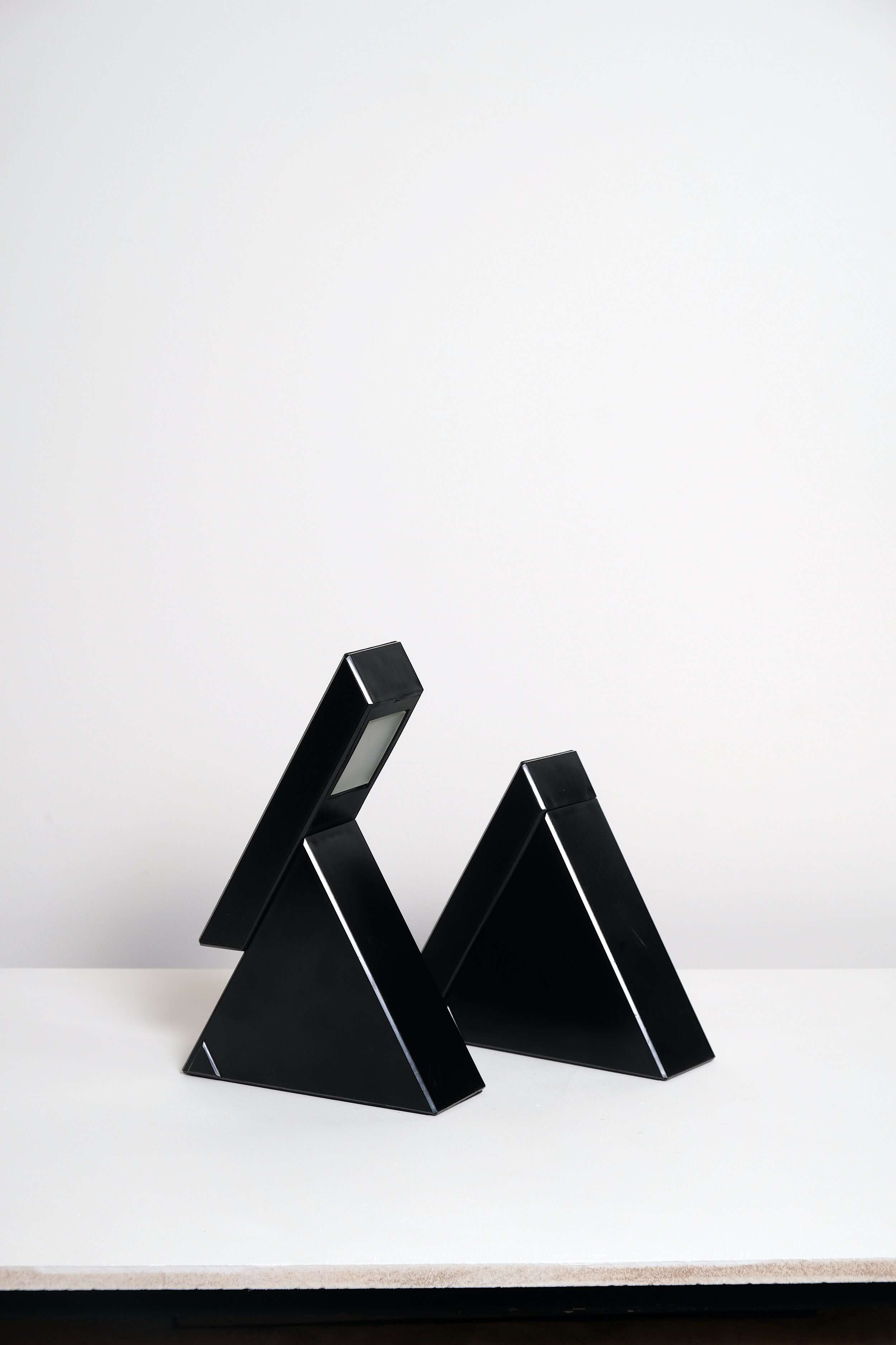 Pair of Mario Bertorelle Delta lamps for JM RDM