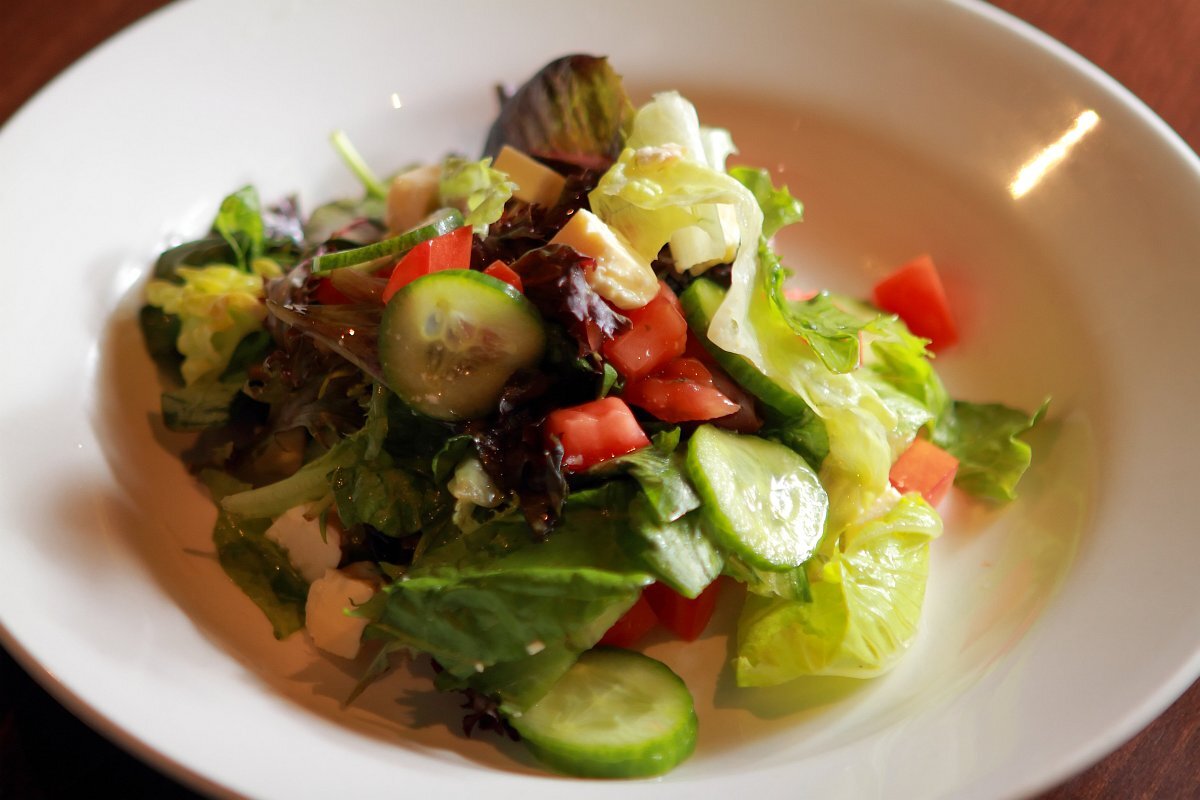Greek Salad with Almond Fetta