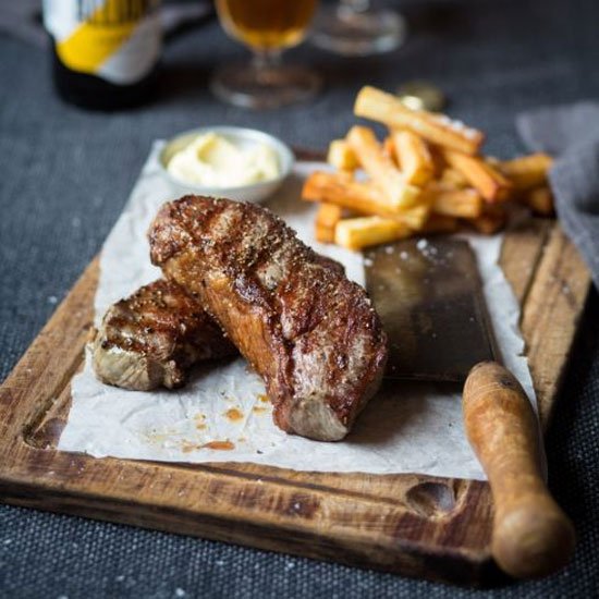 Gary Johnson - Steak, chips and bearnaise saucde.jpg