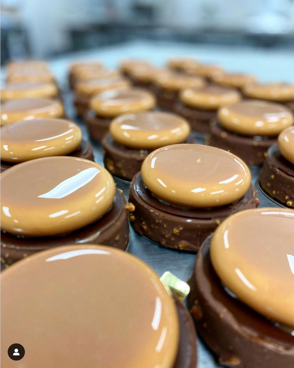 Le Petit Gateau on Instagram Today’s special! Brave the heat and come try this delicious showcase! Chocolate tart shell hazelnut financier caramel praline dark chocolate coffee gan[...].png
