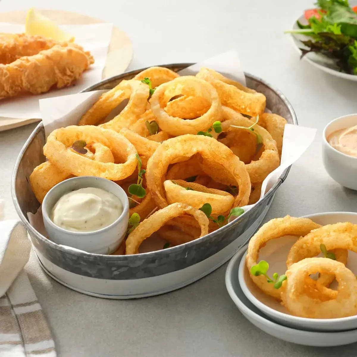 Edgell® Hand-Cut Battered Onion Rings: Hand-Cut Appeal, Foodservice Efficiency