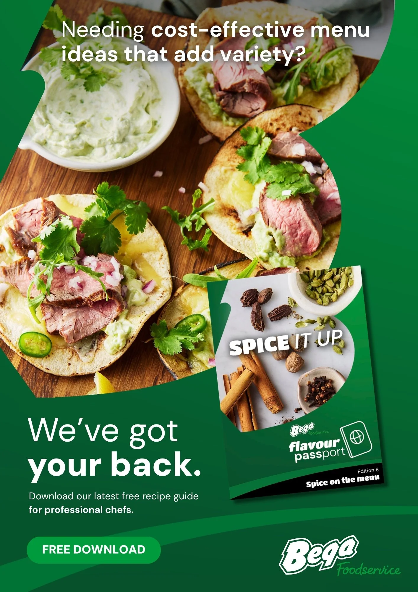 Bega Foodservice Flavour Passport Edition 8: Spice on the menu