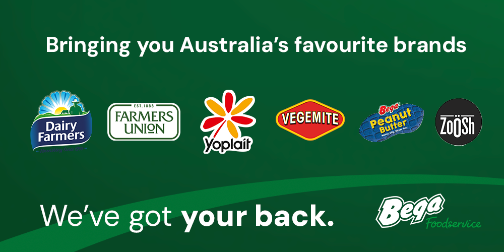 Bega Foodservice: Bringing you Australias favourite brands including Dairy Farmers, Farmers Union, Yoplait, Vegemite, Bega Peanut Butter and Zoosh