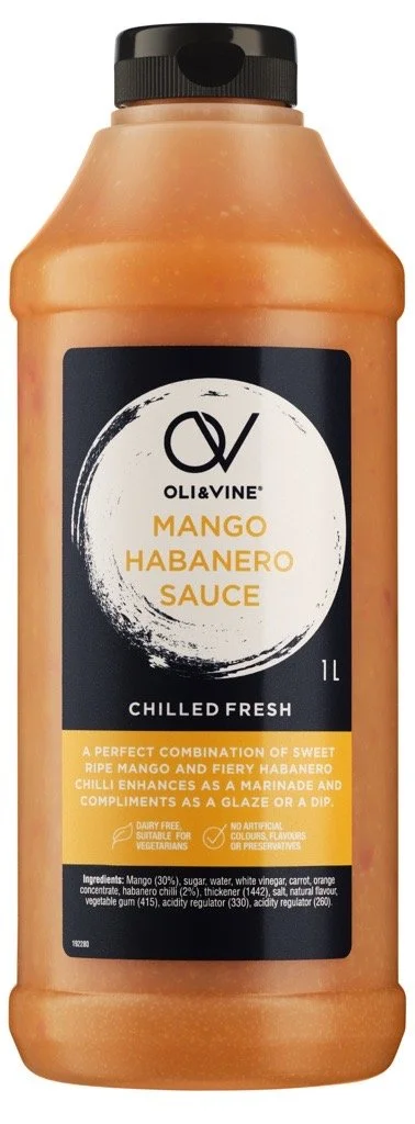 Oli & Vine Mango Habanero Sauce