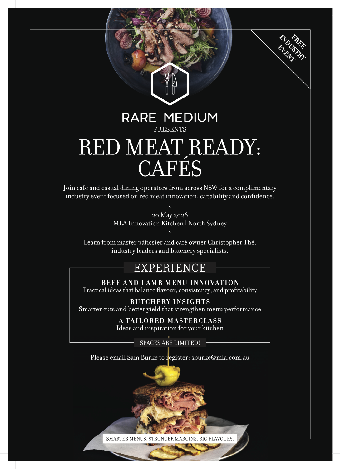 Rare medium ready cafe masterclass