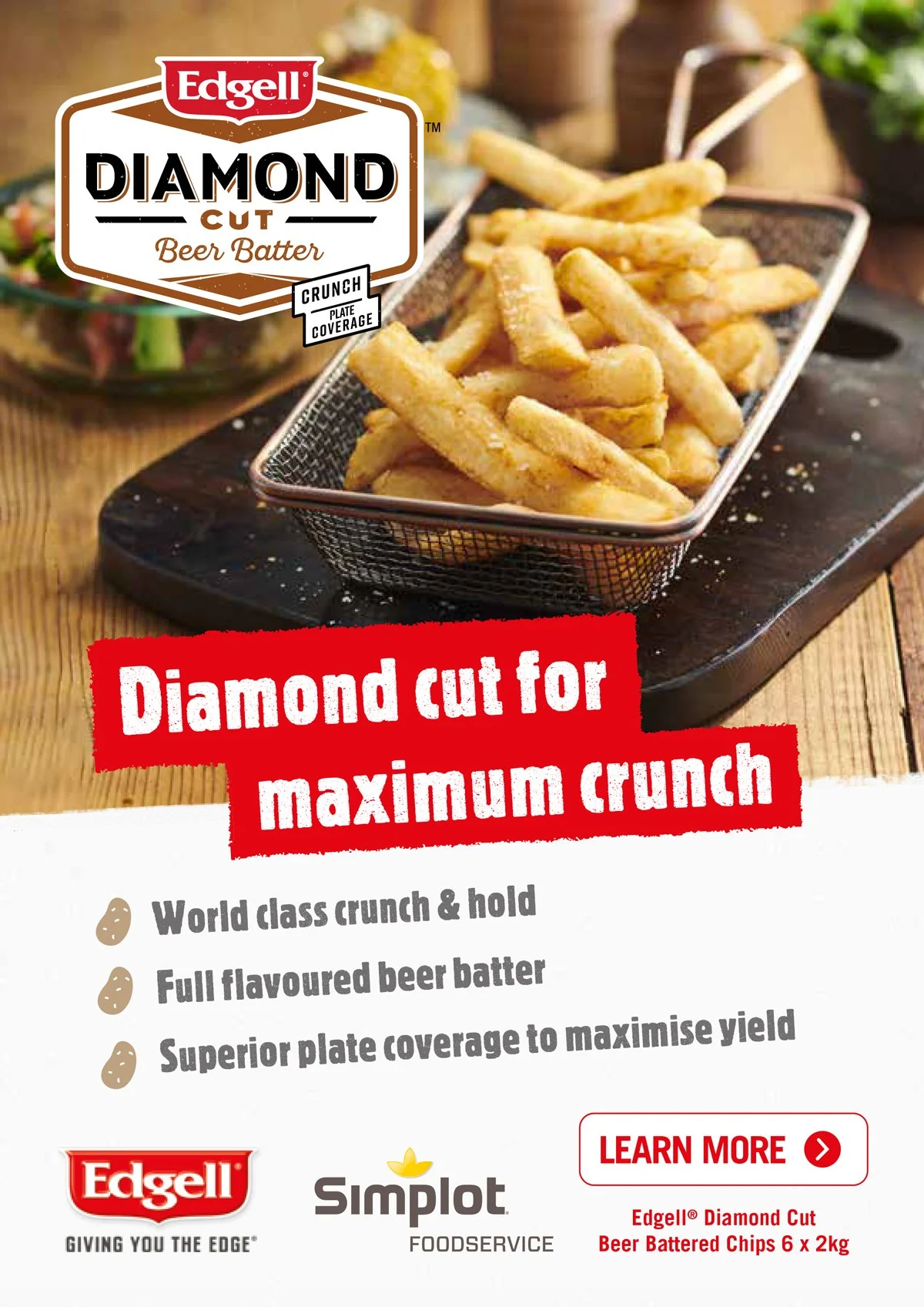 Edgell x Simplot Diamond Cut Chips