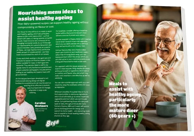 Bega Foodservice Healthy Ageing Flavour Passport