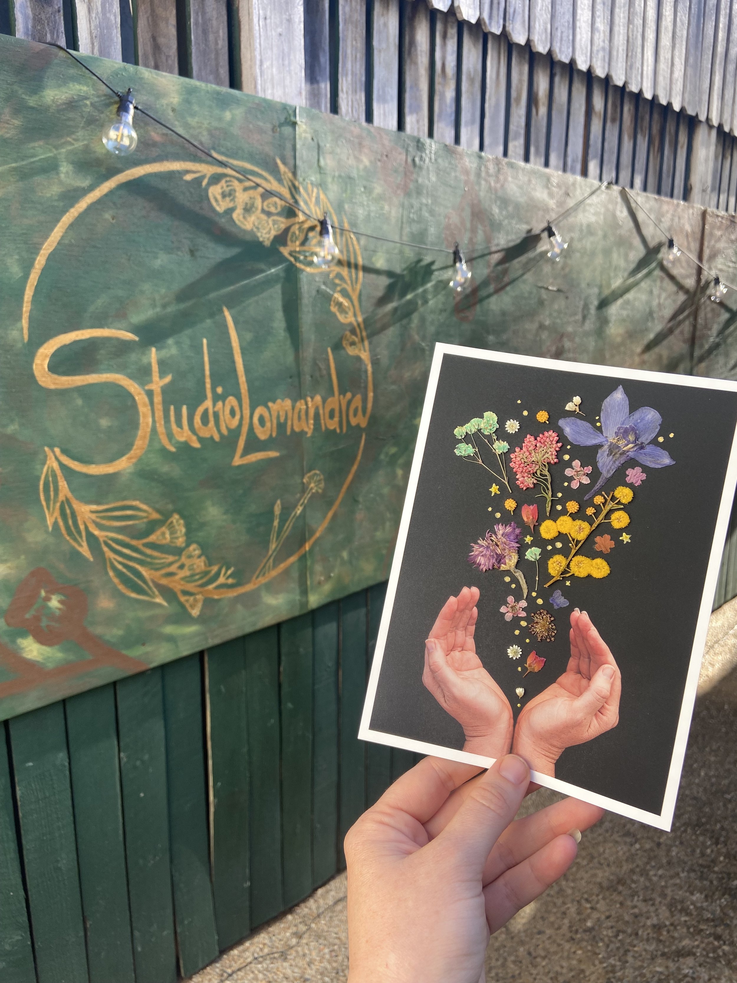 Pressed Flower Collage Workshop